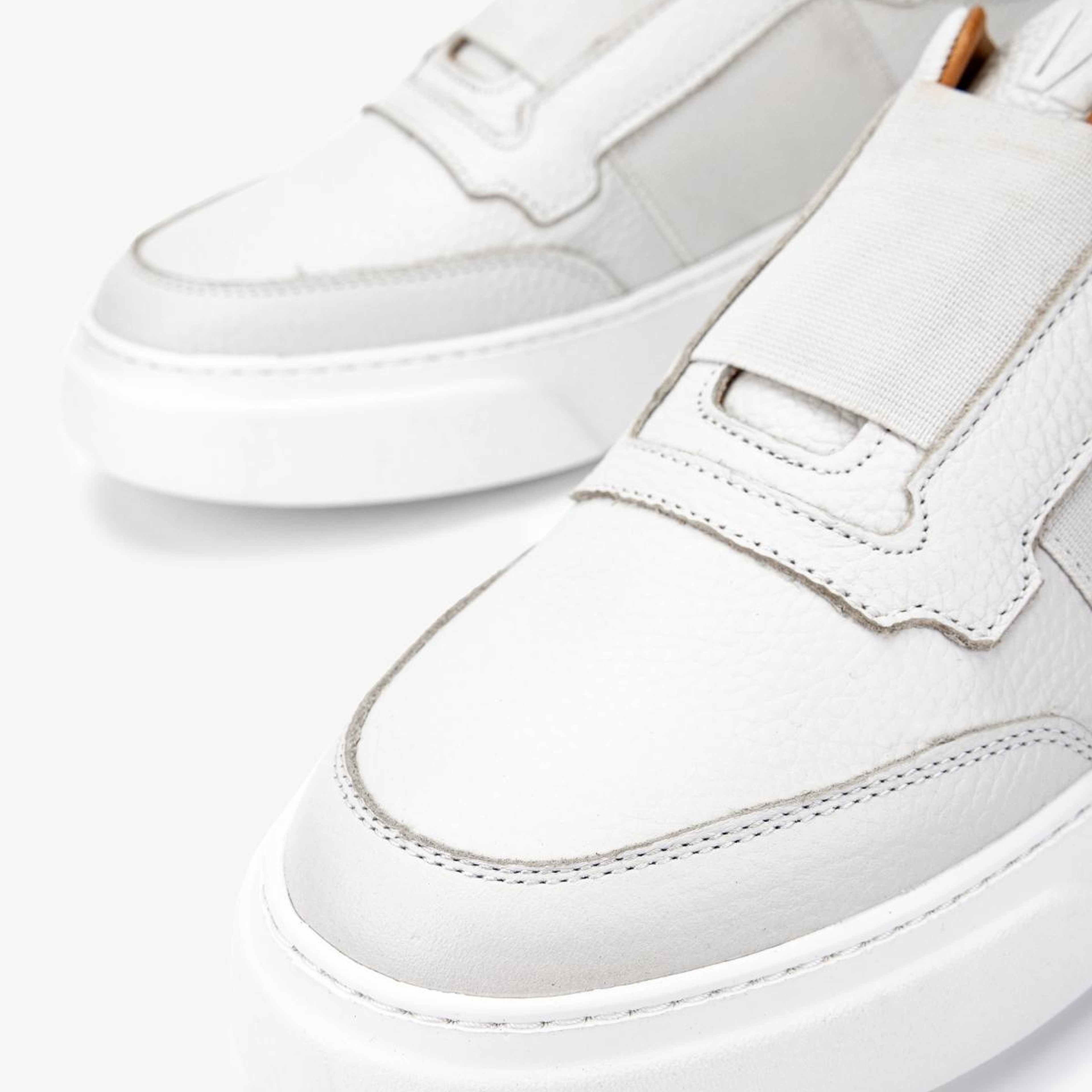 Valmenti Erkek Hakiki Deri Beyaz Sneakers & Spor Ayakkabı