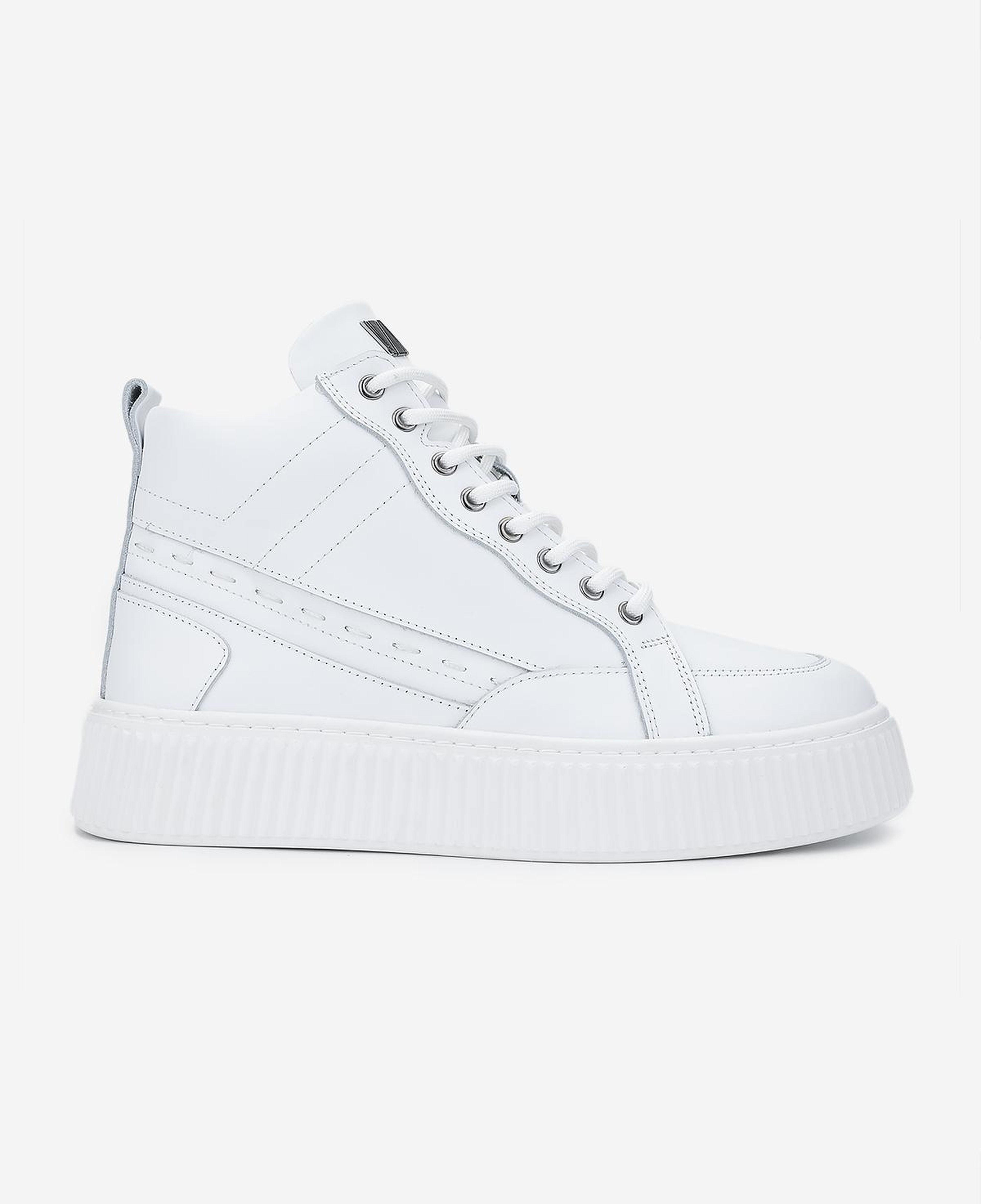 Valmenti Erkek Hakiki Deri Beyaz Casual Bot