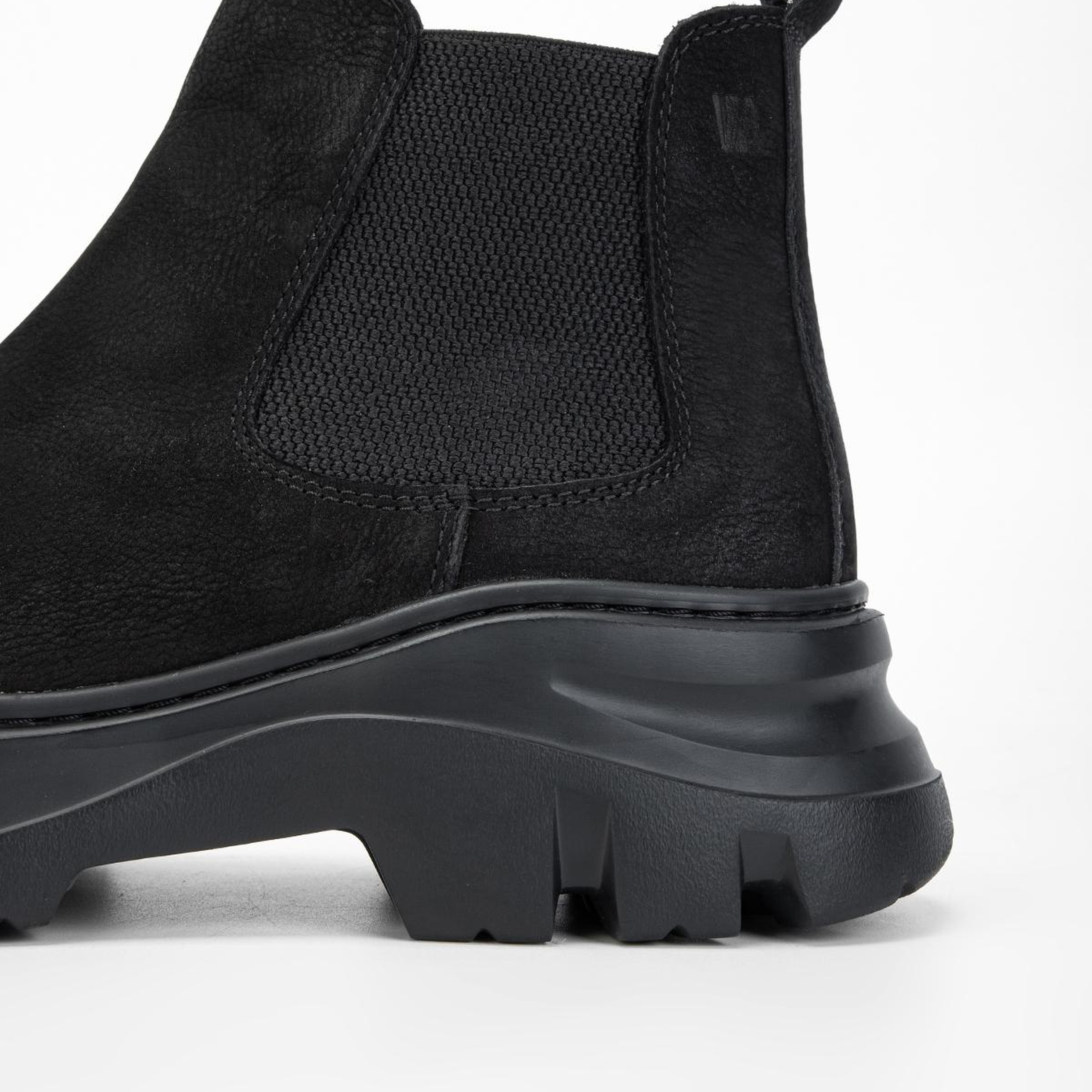 Valmenti Erkek Hakiki Deri Siyah Nubuk Casual Bot