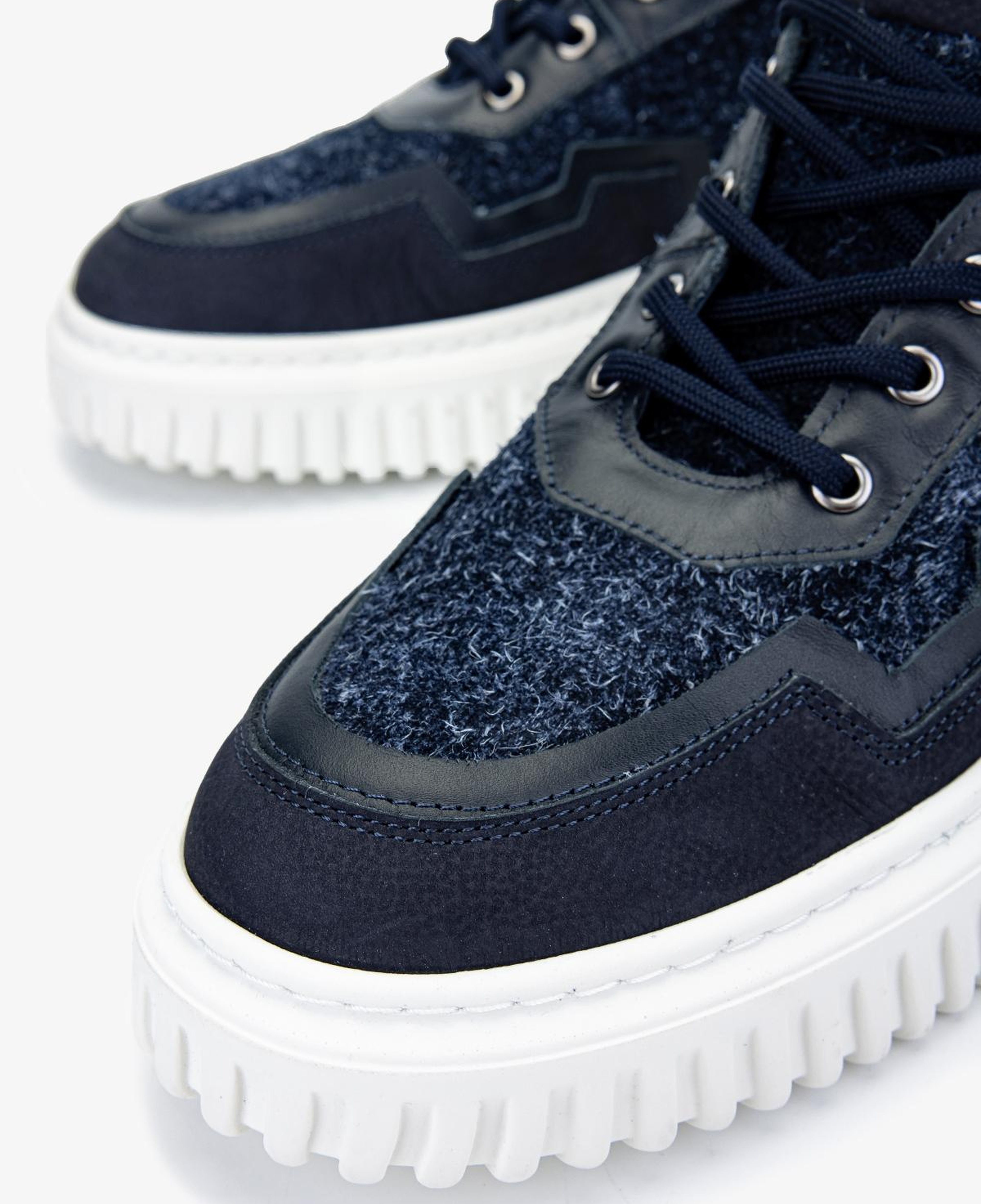 Valmenti Erkek Hakiki Deri Lacivert Casual Bot