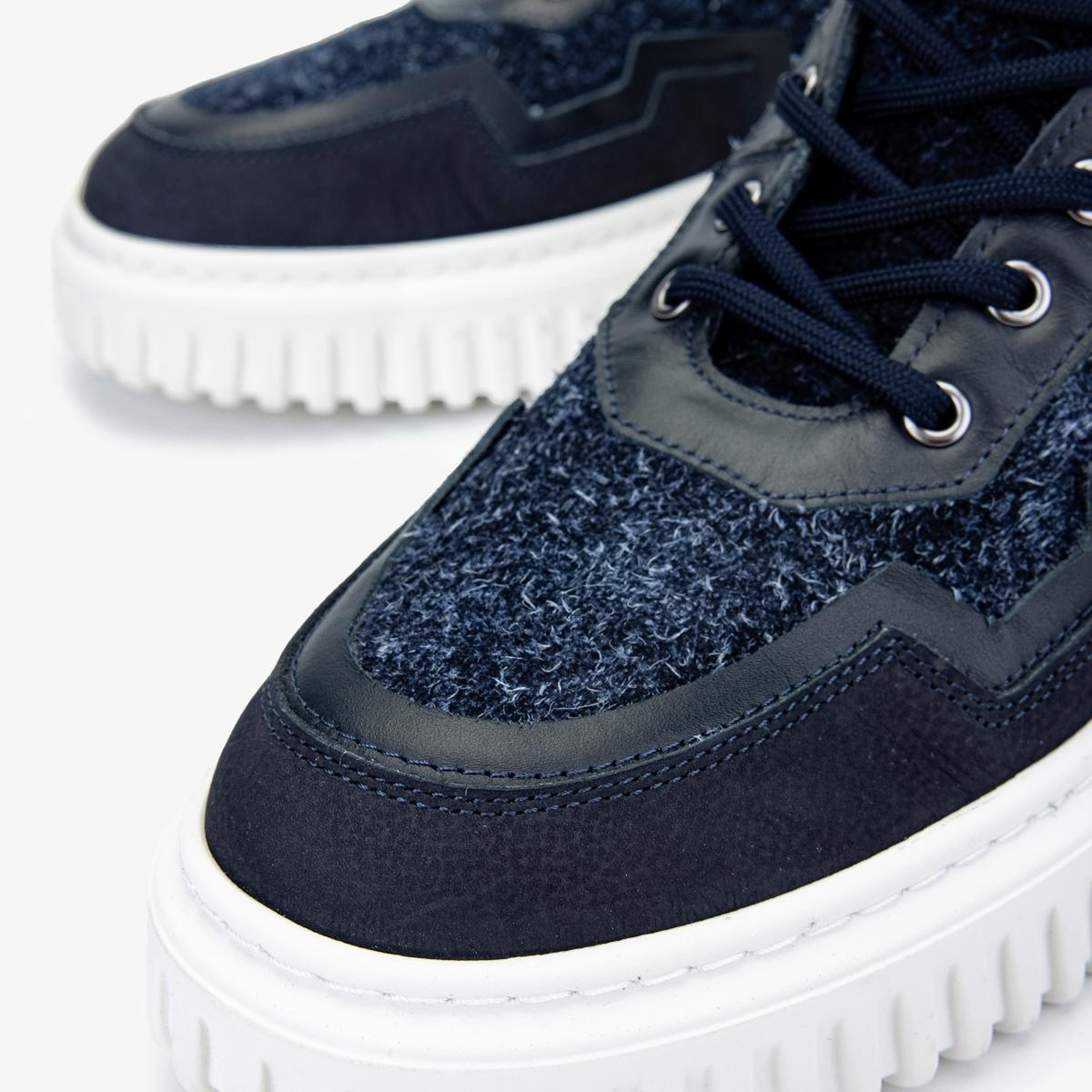 Valmenti Erkek Hakiki Deri Lacivert Casual Bot