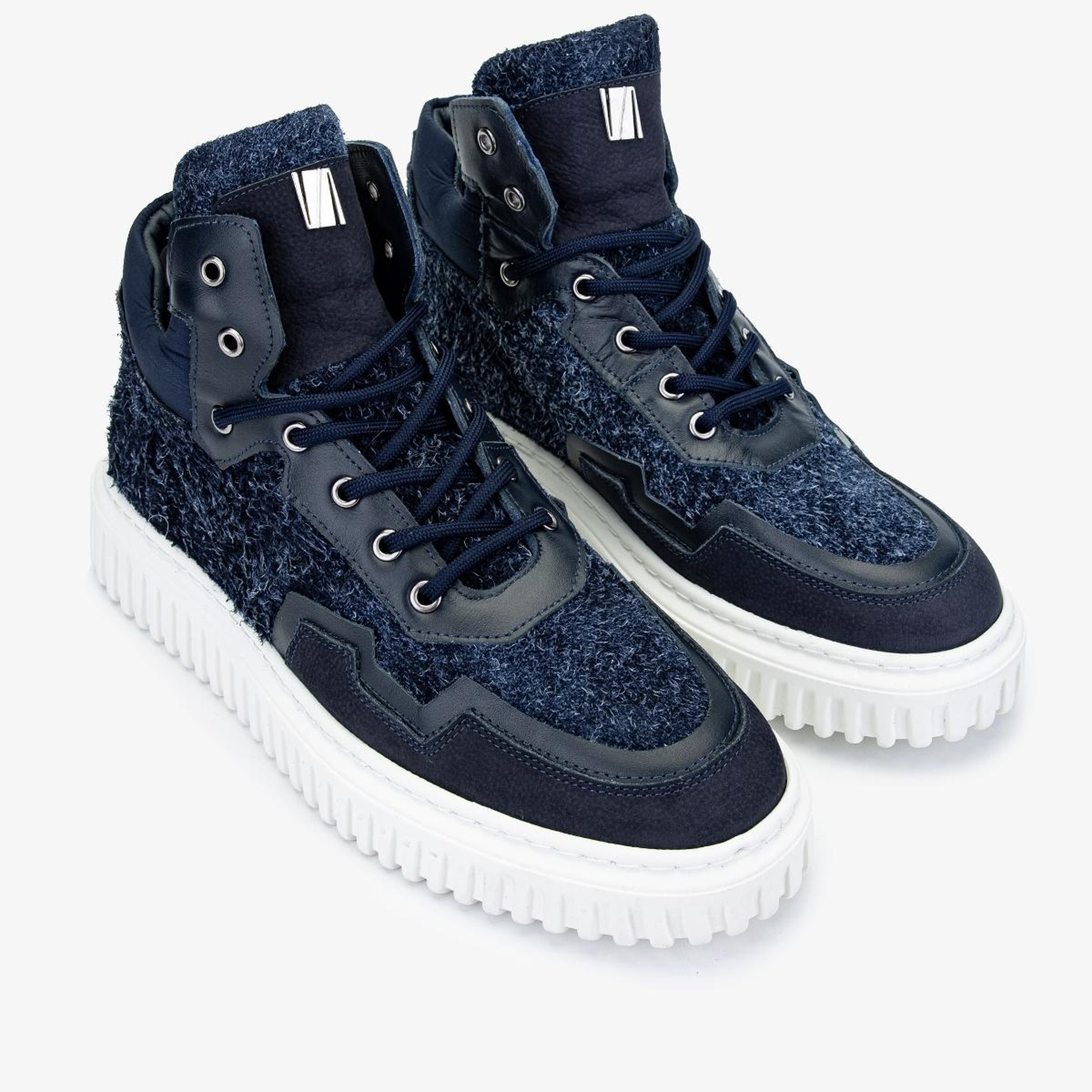 Valmenti Erkek Hakiki Deri Lacivert Casual Bot