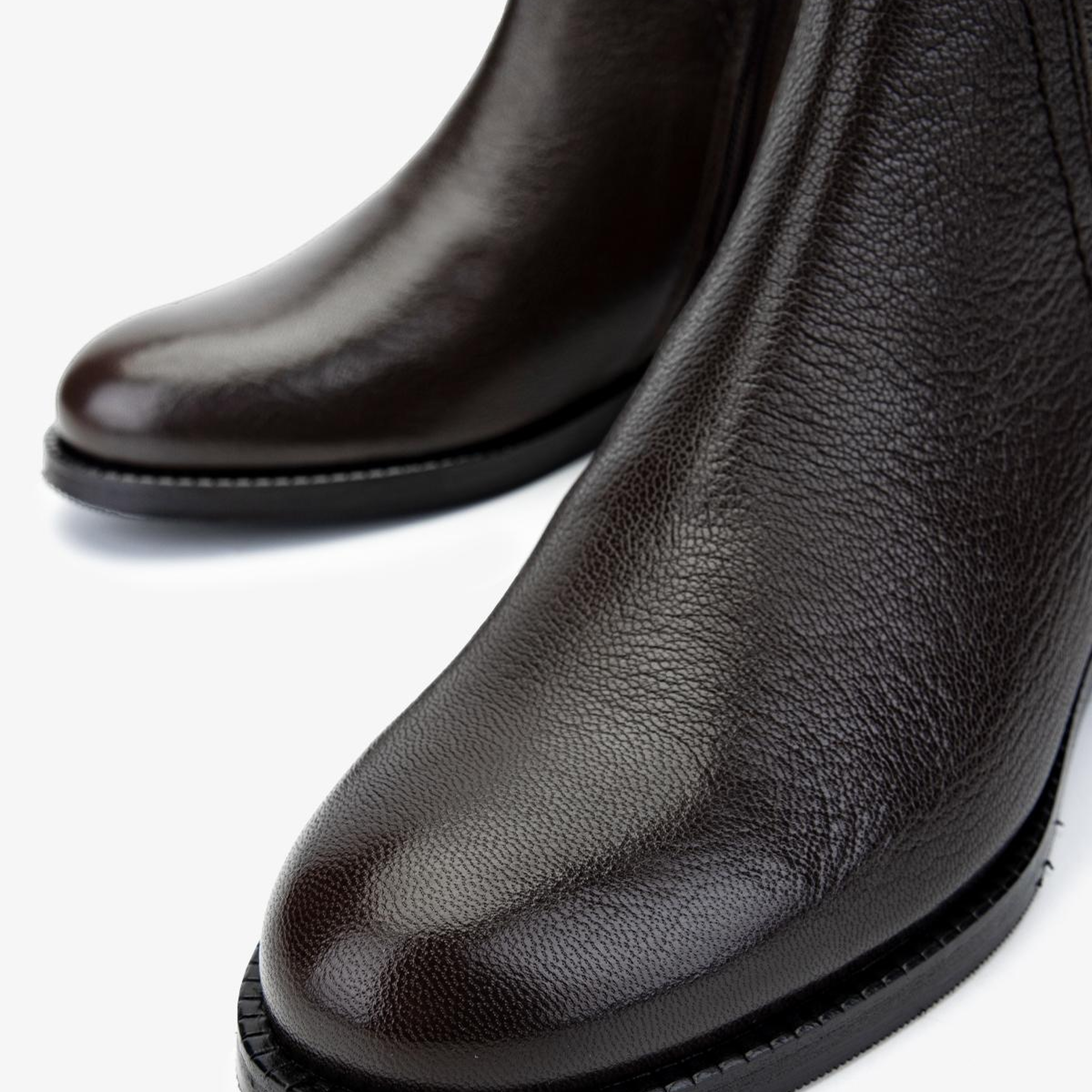 Valmenti Kadın Hakiki Deri Kahverengi Düz Bot