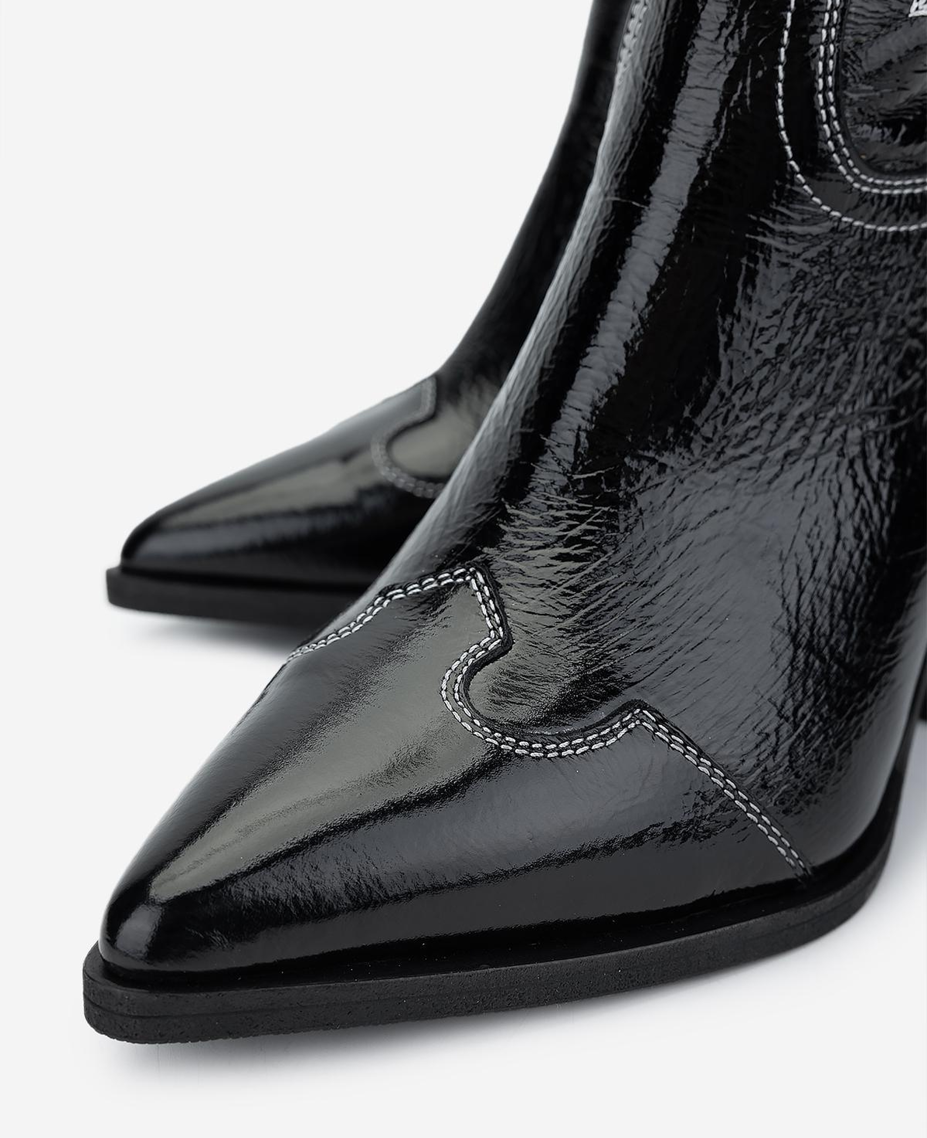 Valmenti Kadın Hakiki Deri Siyah Topuklu Bot