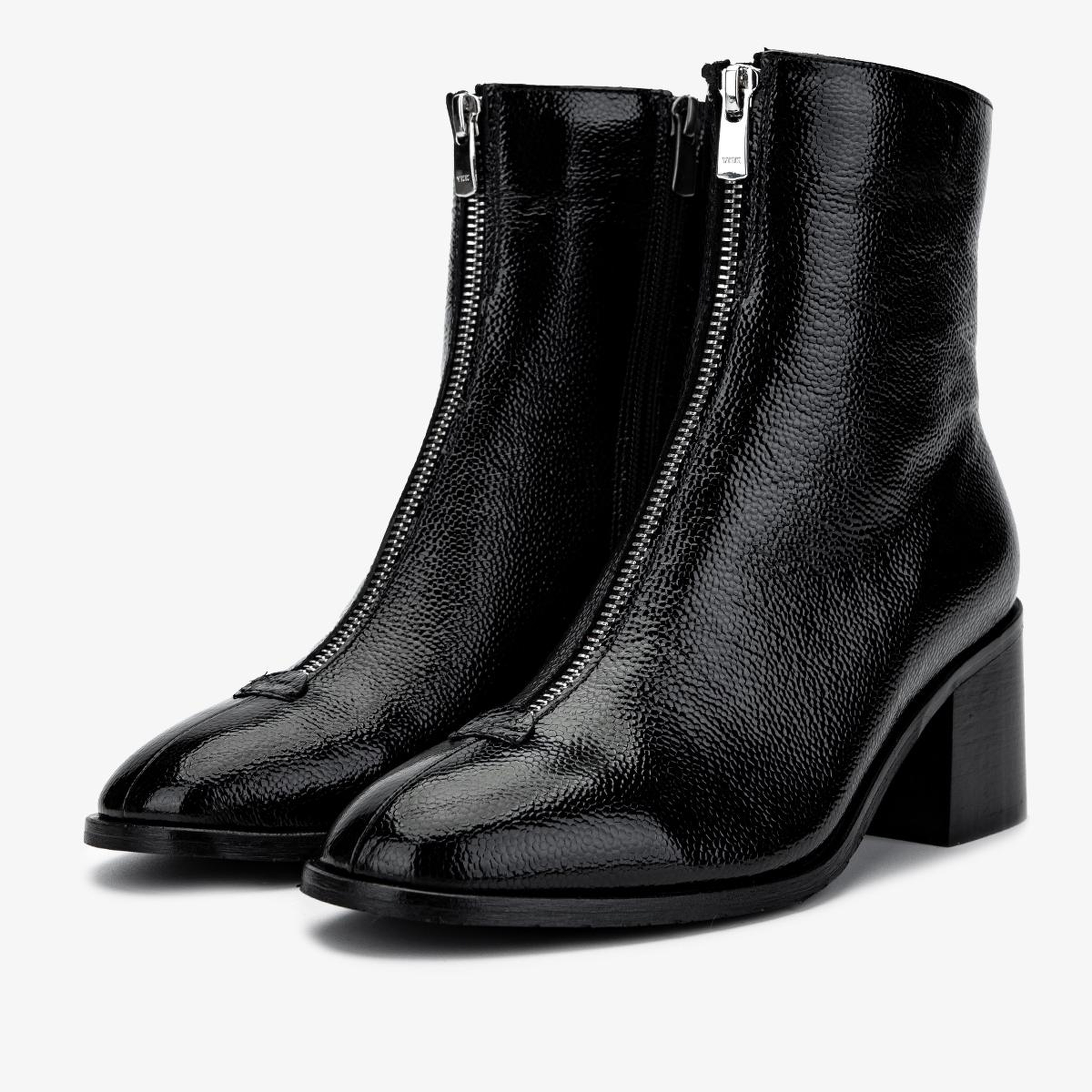 Valmenti Kadın Hakiki Deri Siyah Topuklu Bot