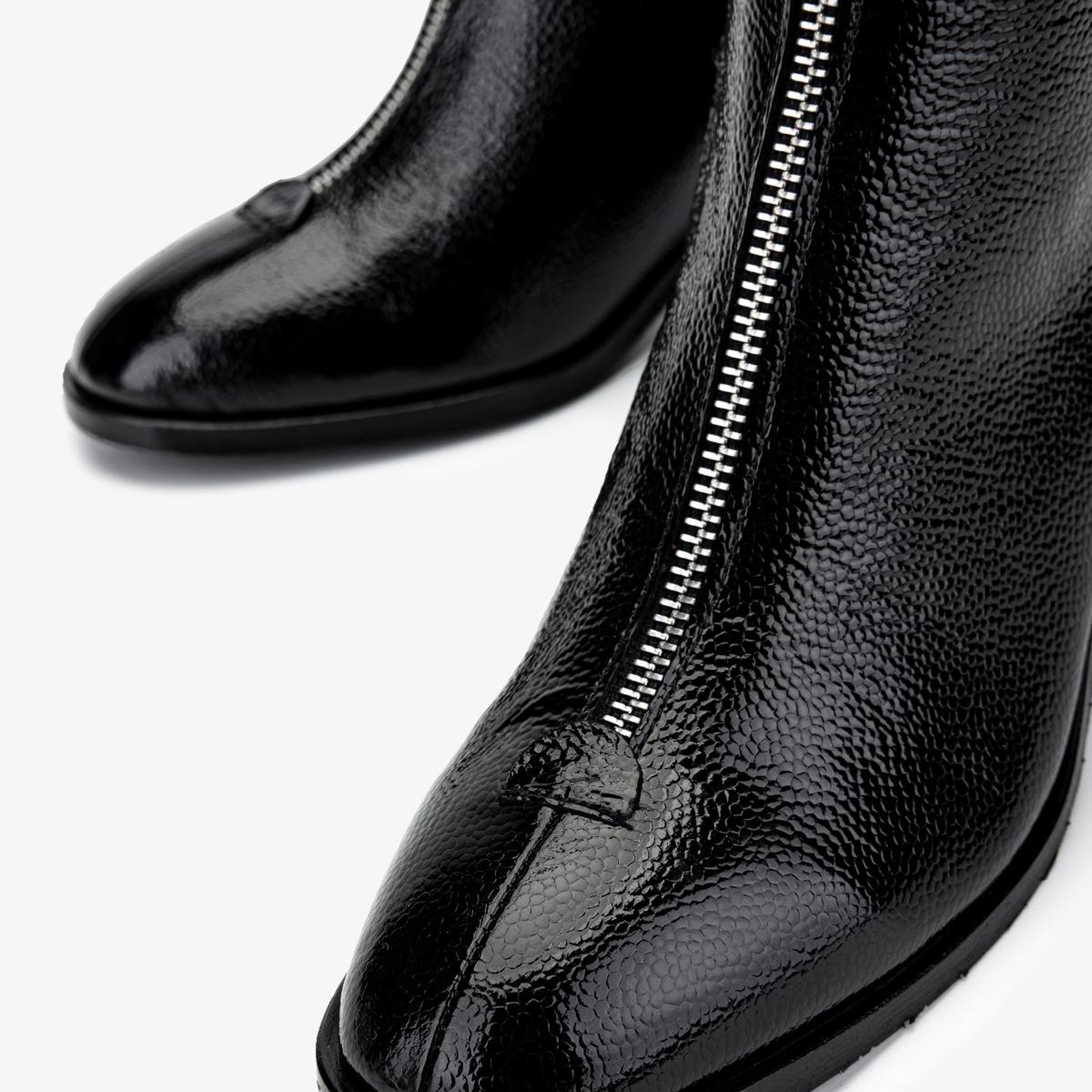 Valmenti Kadın Hakiki Deri Siyah Topuklu Bot