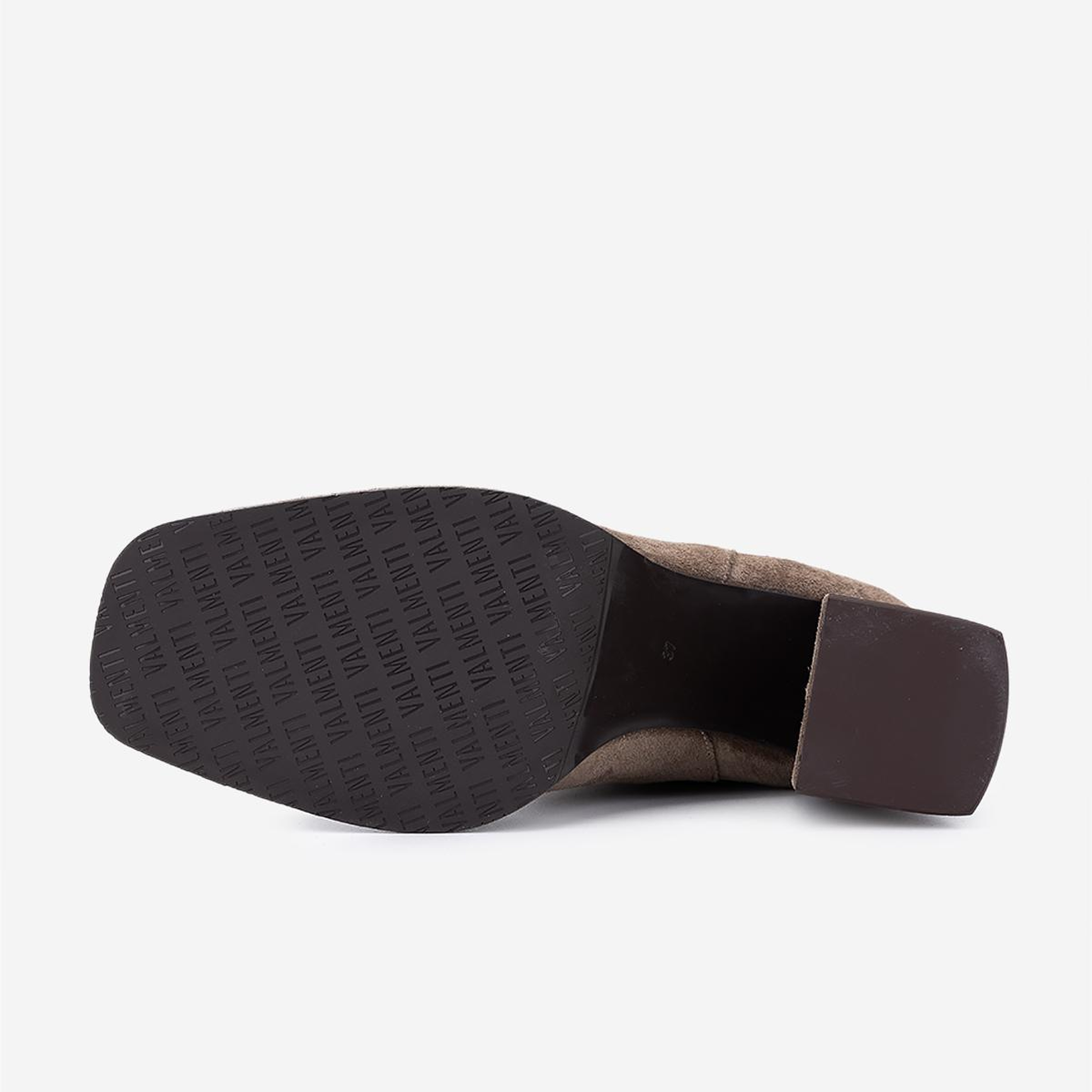 Valmenti Kadın Hakiki Deri Vizon Süet Topuklu Bot