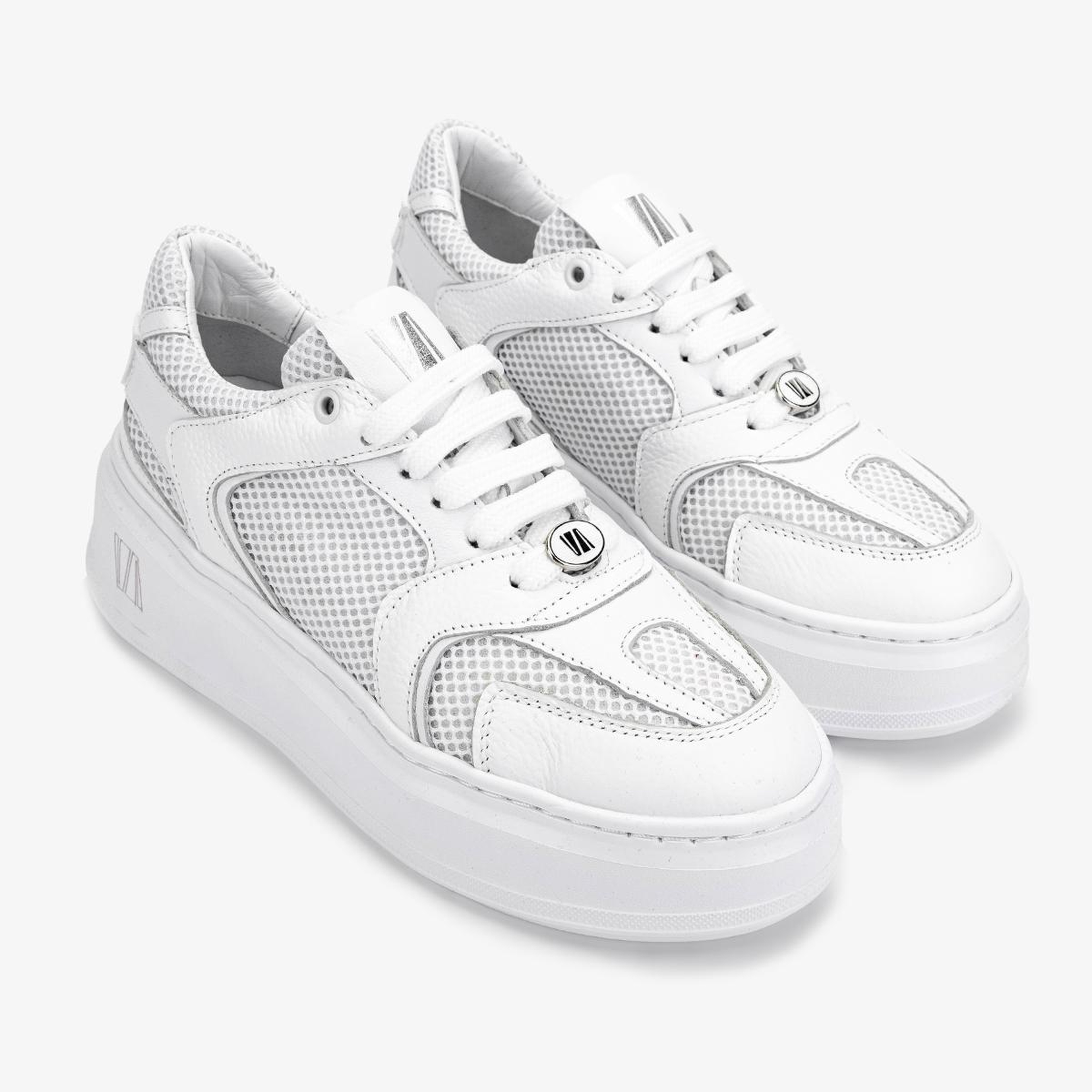 Valmenti Kadın Deri & Tekstil Beyaz Sneakers & Spor Ayakkabı