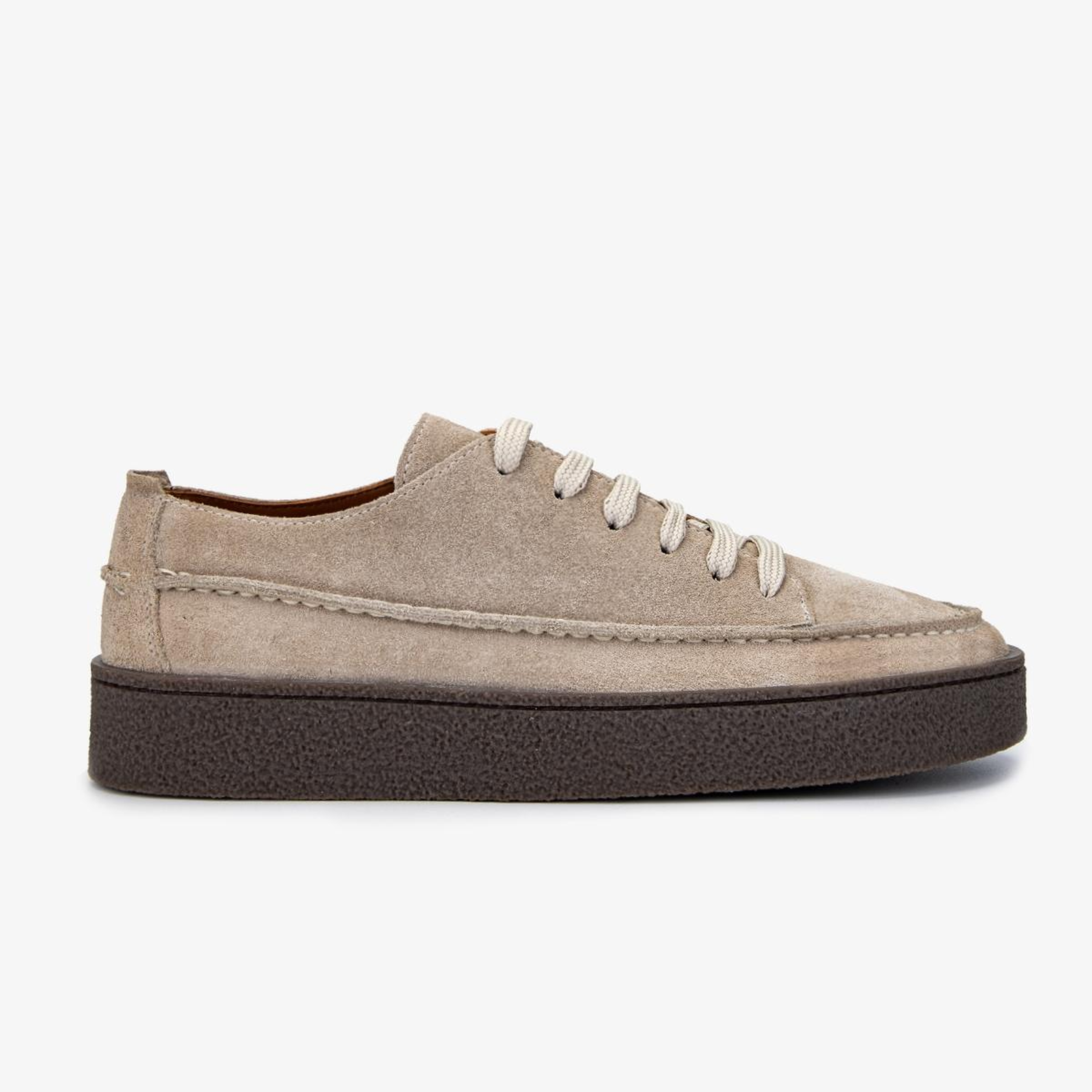 Valmenti Erkek Hakiki Deri Bej Süet Sneakers & Spor Ayakkabı