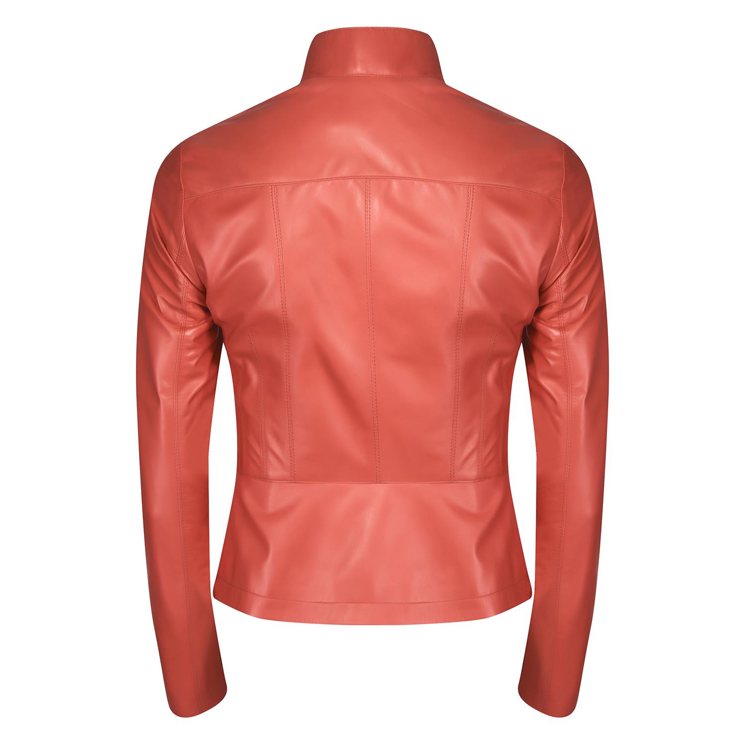 Carel Kırmızı Kadın Deri Ceket