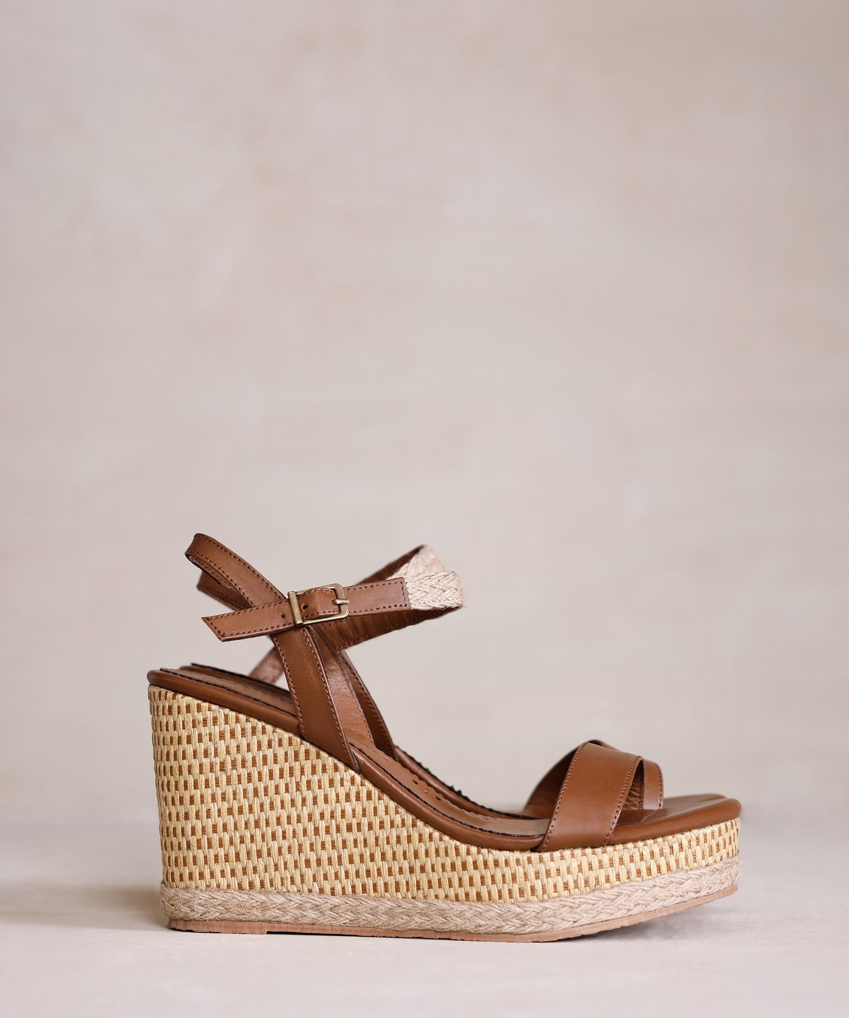 YARGICI İnce Bantlı Dolgu Espadril