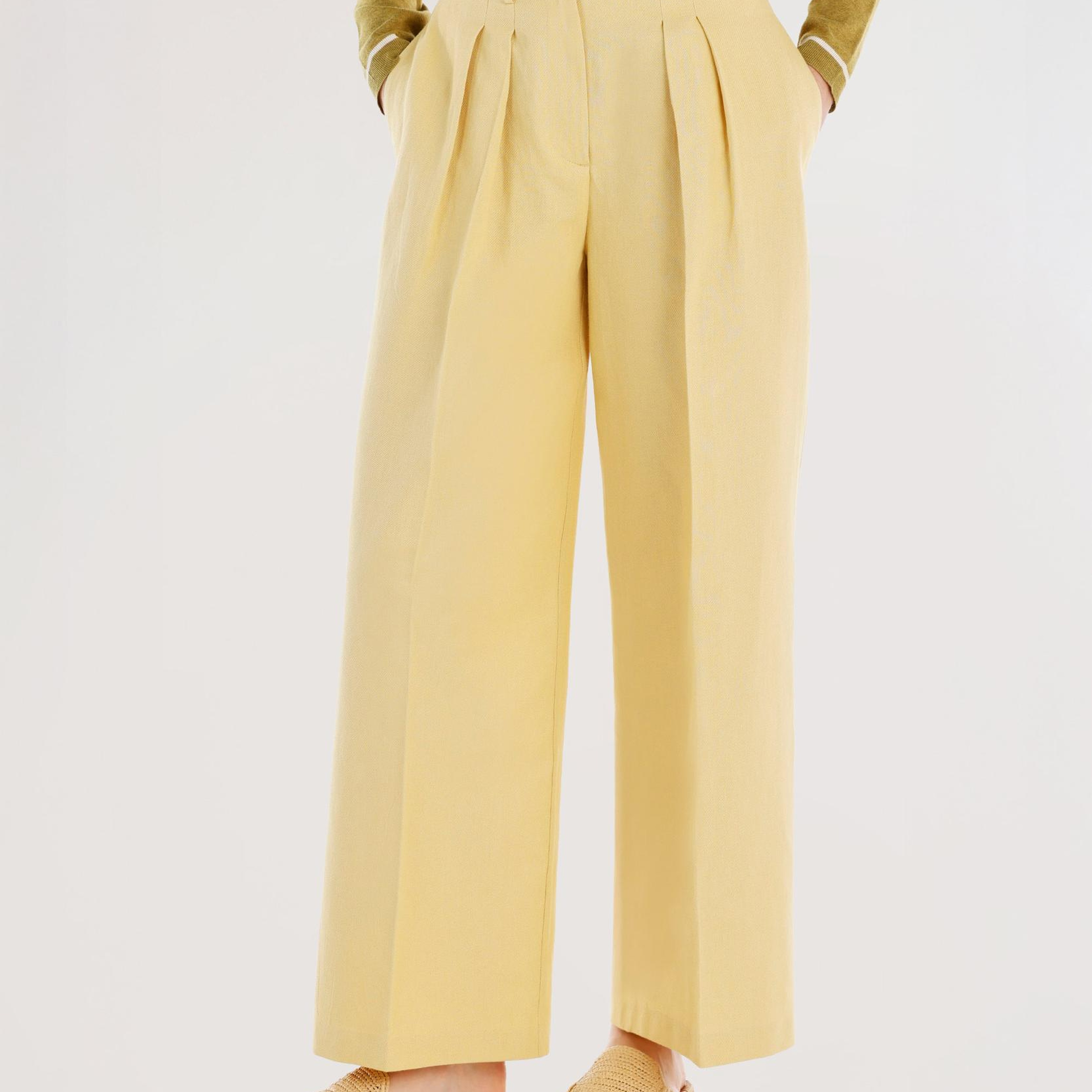 YARGICI Rahat Kalıp Önü Kancalı Pantolon