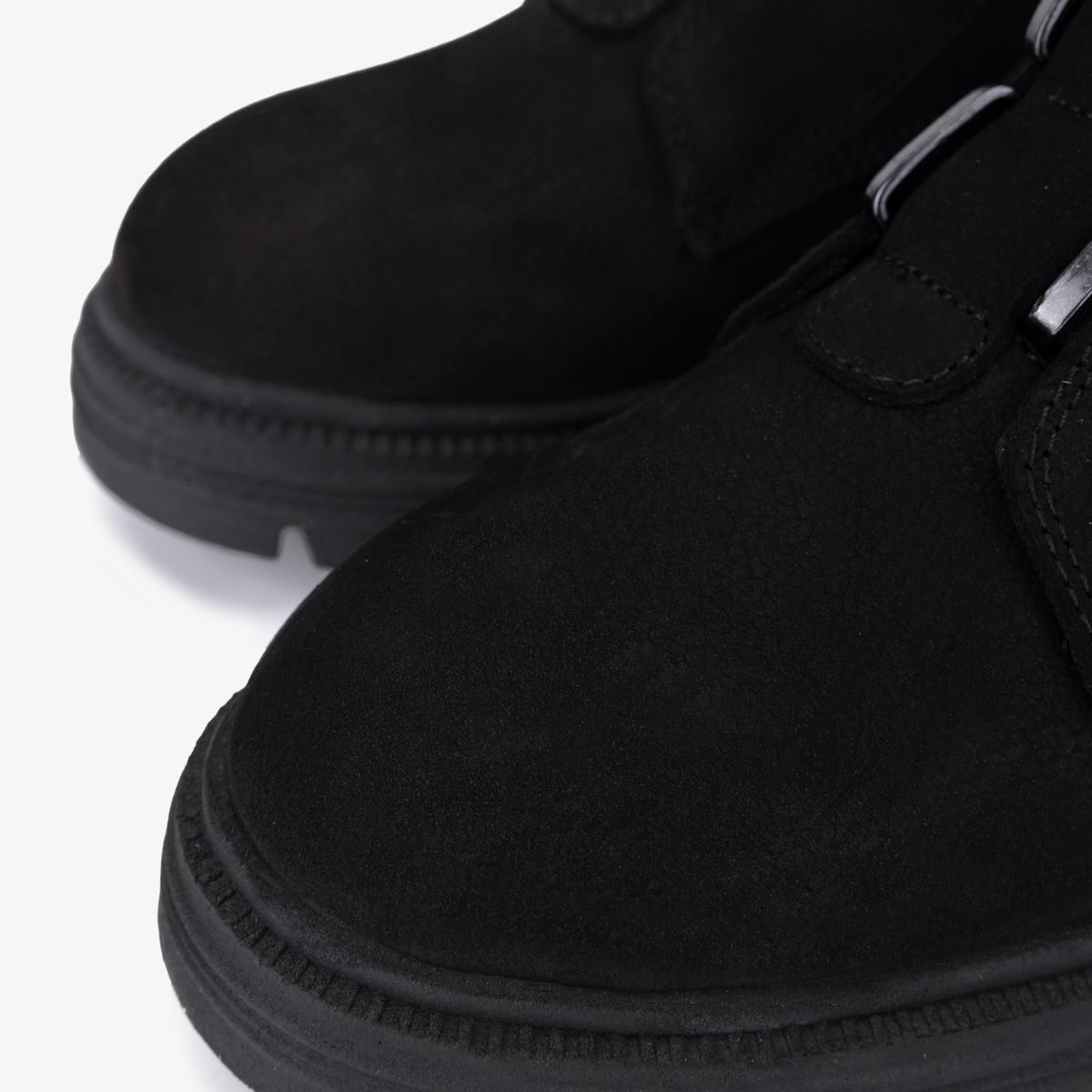 Valmenti Kadın Hakiki Deri Siyah Nubuk Casual Bot