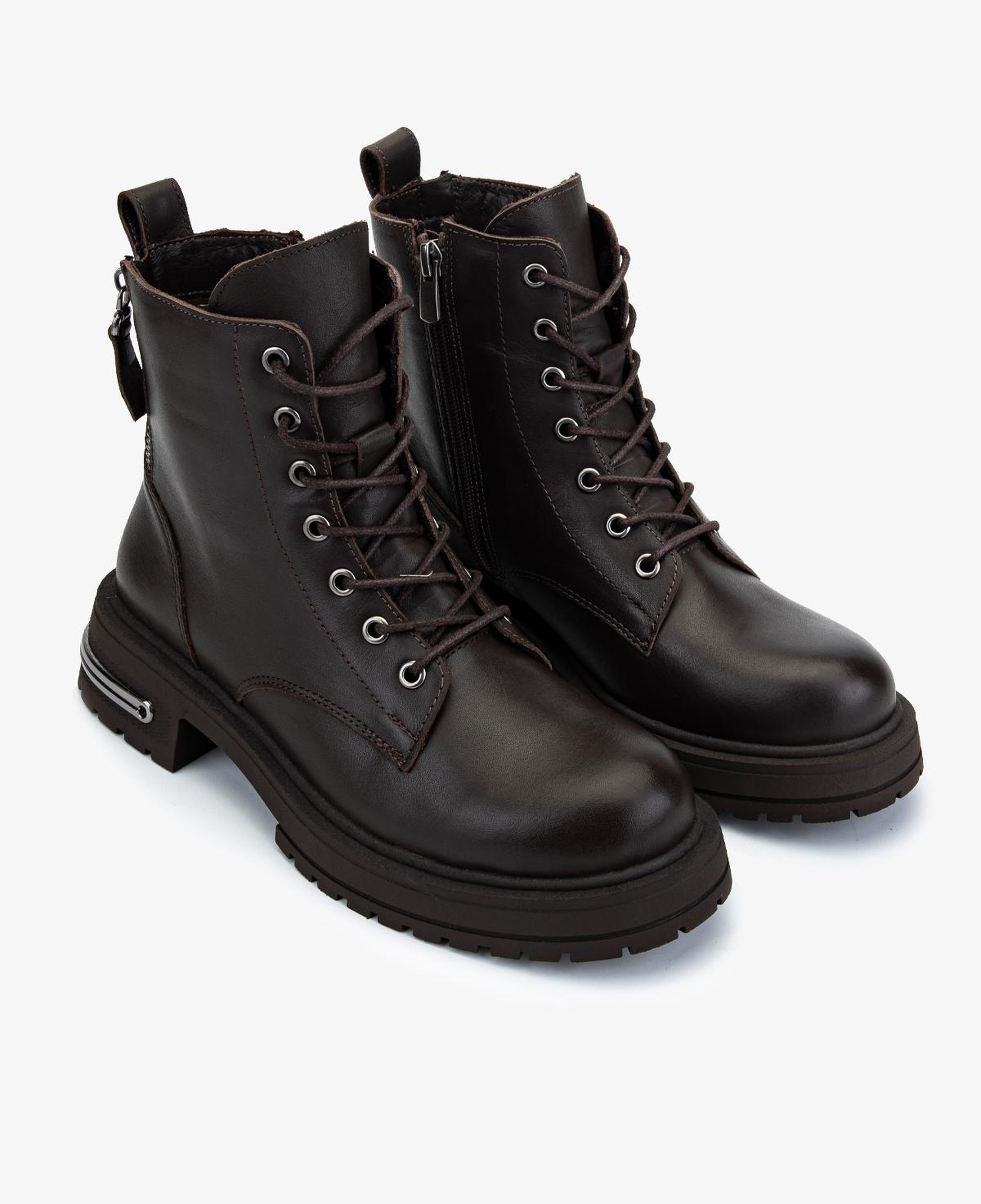 Valmenti Kadın Hakiki Deri Kahverengi Casual Bot