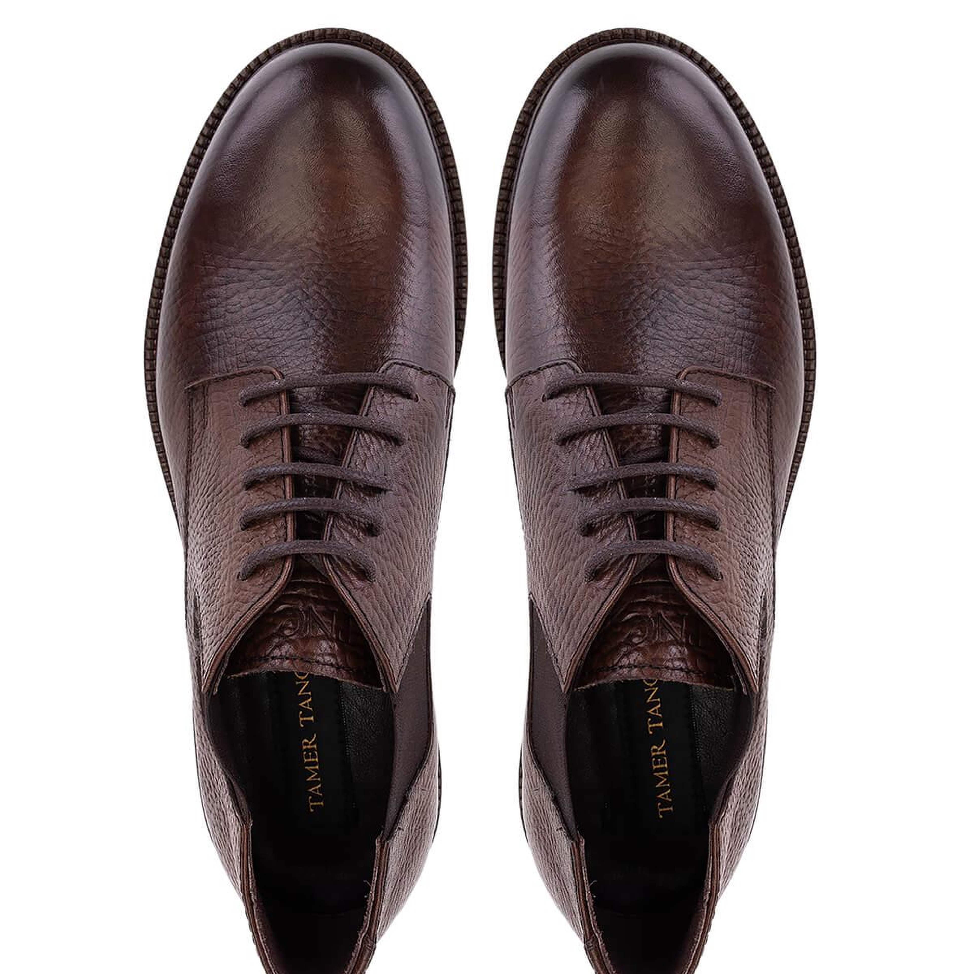 Tamer Tanca Erkek Hakiki Deri Kahverengi Klasik Bot