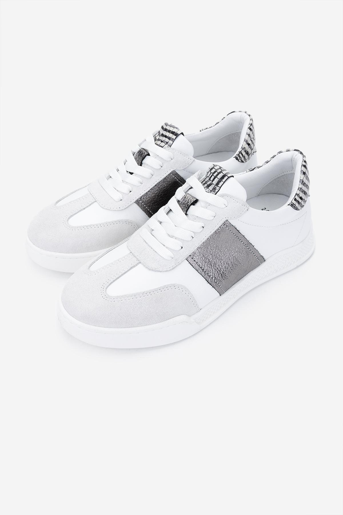 Valmenti Kadın Hakiki Deri Beyaz Sneakers & Spor Ayakkabı