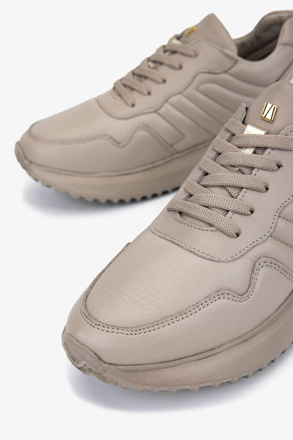 Valmenti Kadın Hakiki Deri Vizon Sneakers & Spor Ayakkabı