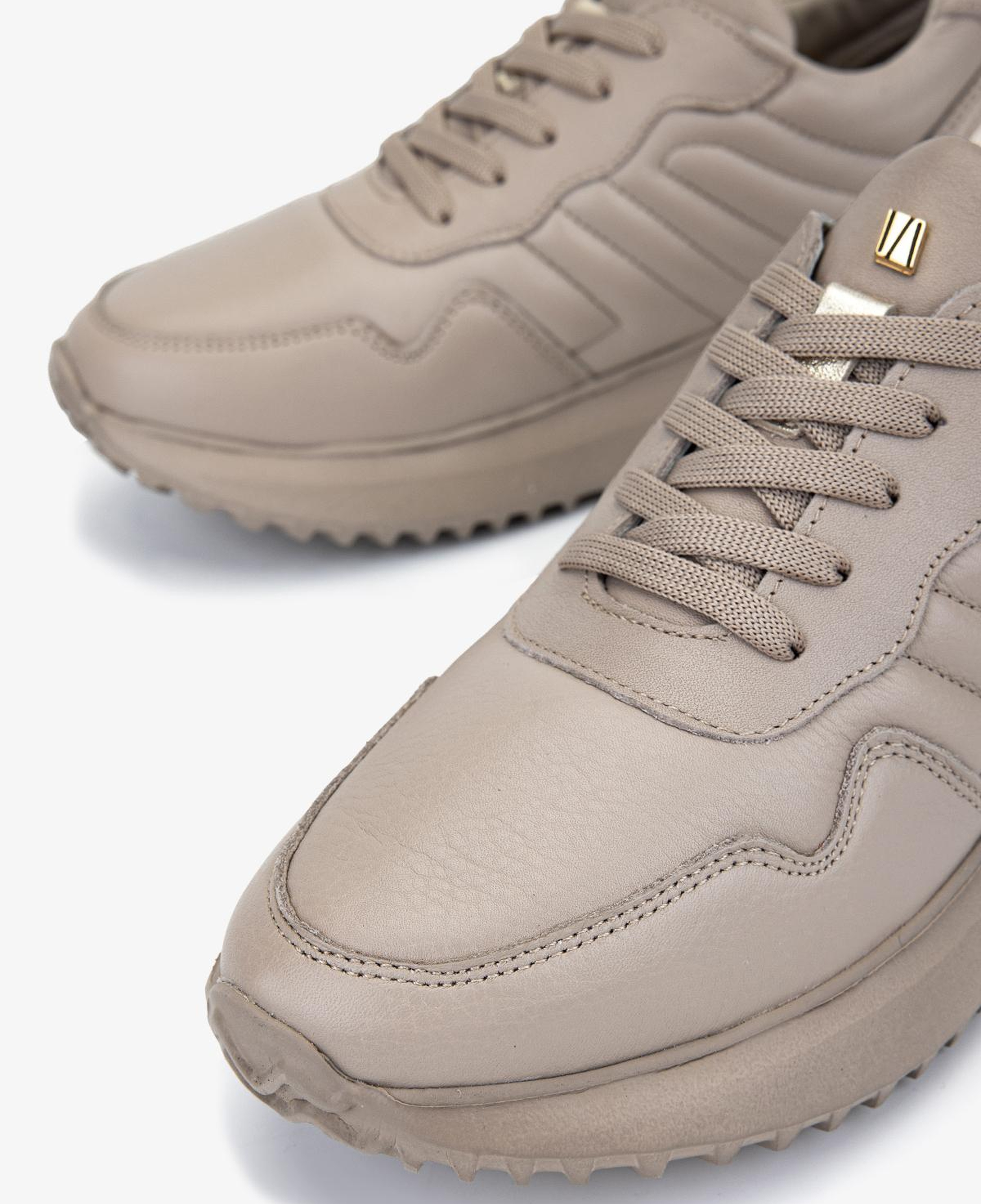 Valmenti Kadın Hakiki Deri Vizon Sneakers & Spor Ayakkabı