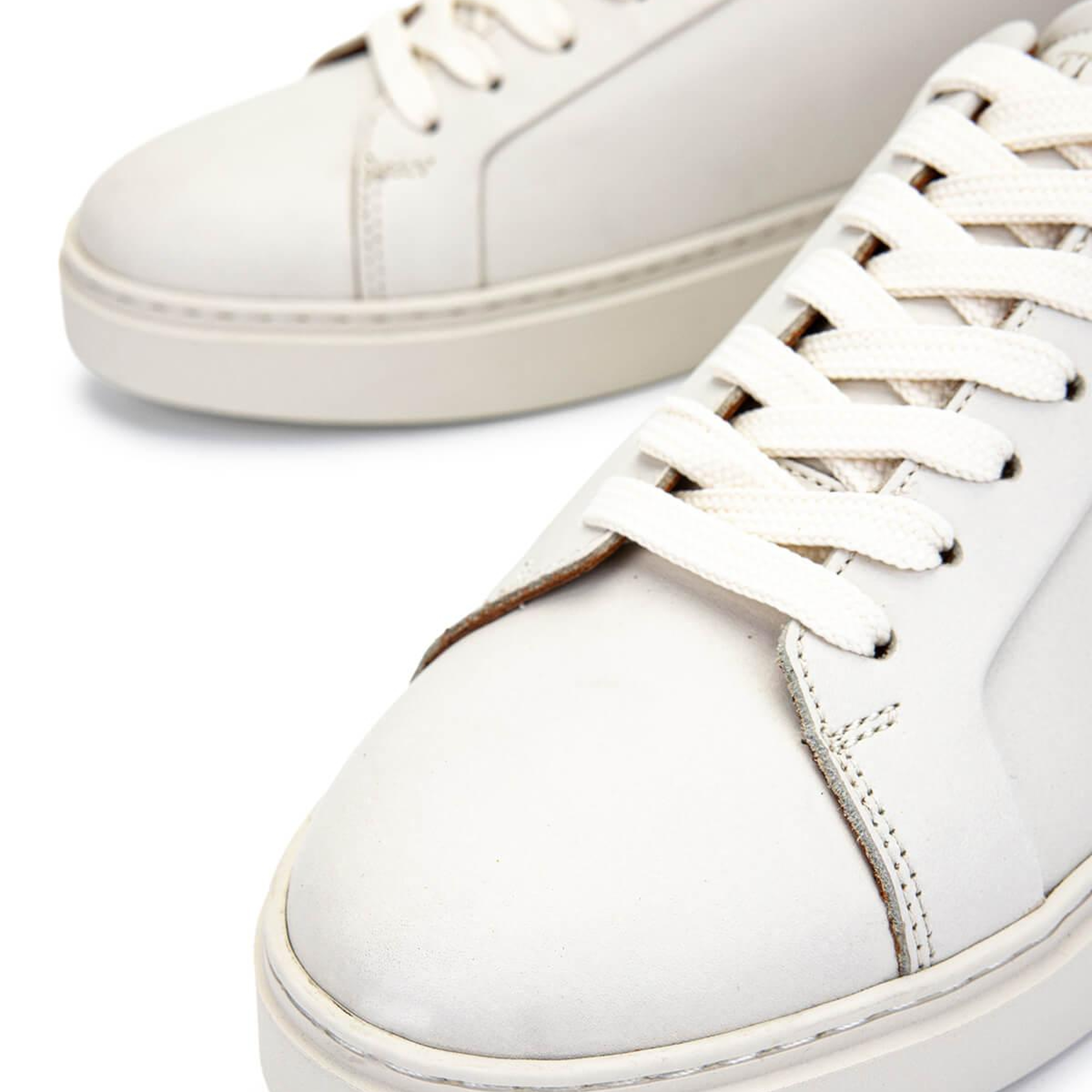 Tamer Tanca Erkek Hakiki Deri Beyaz Sneakers & Spor Ayakkabı