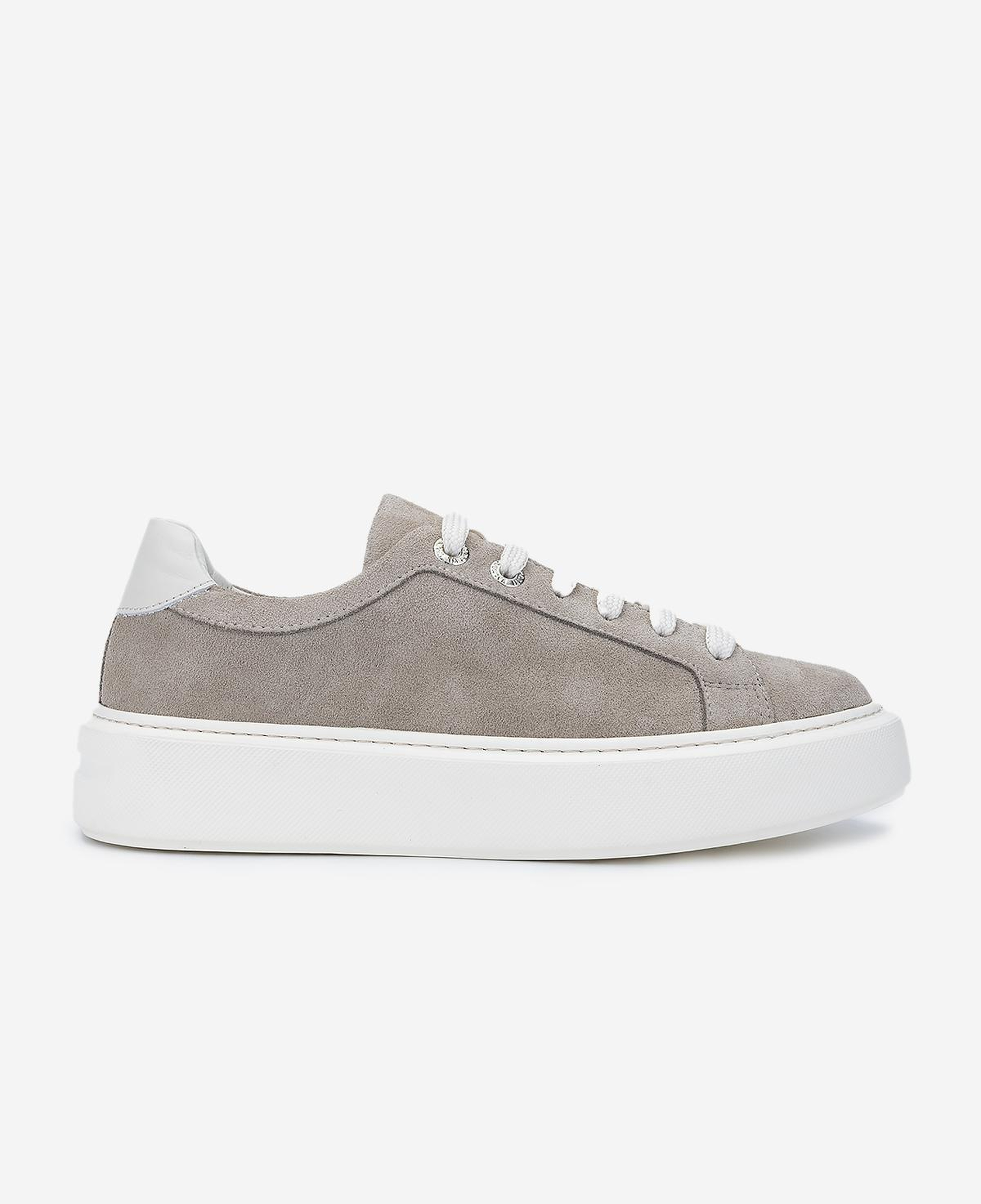 Valmenti Kadın Hakiki Deri Bej Süet Sneakers & Spor Ayakkabı