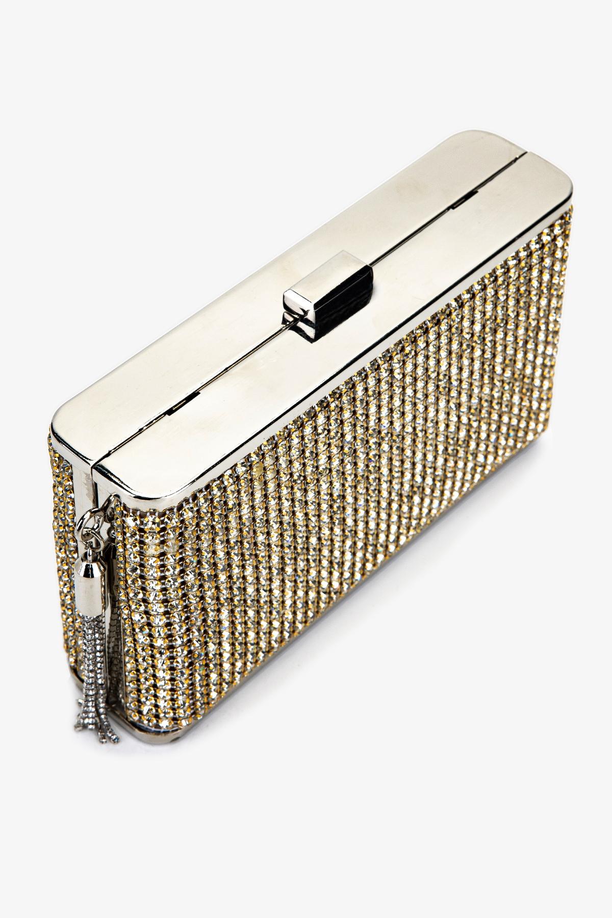 Valmenti Kadın Suni Deri Altın Omuz Çanta