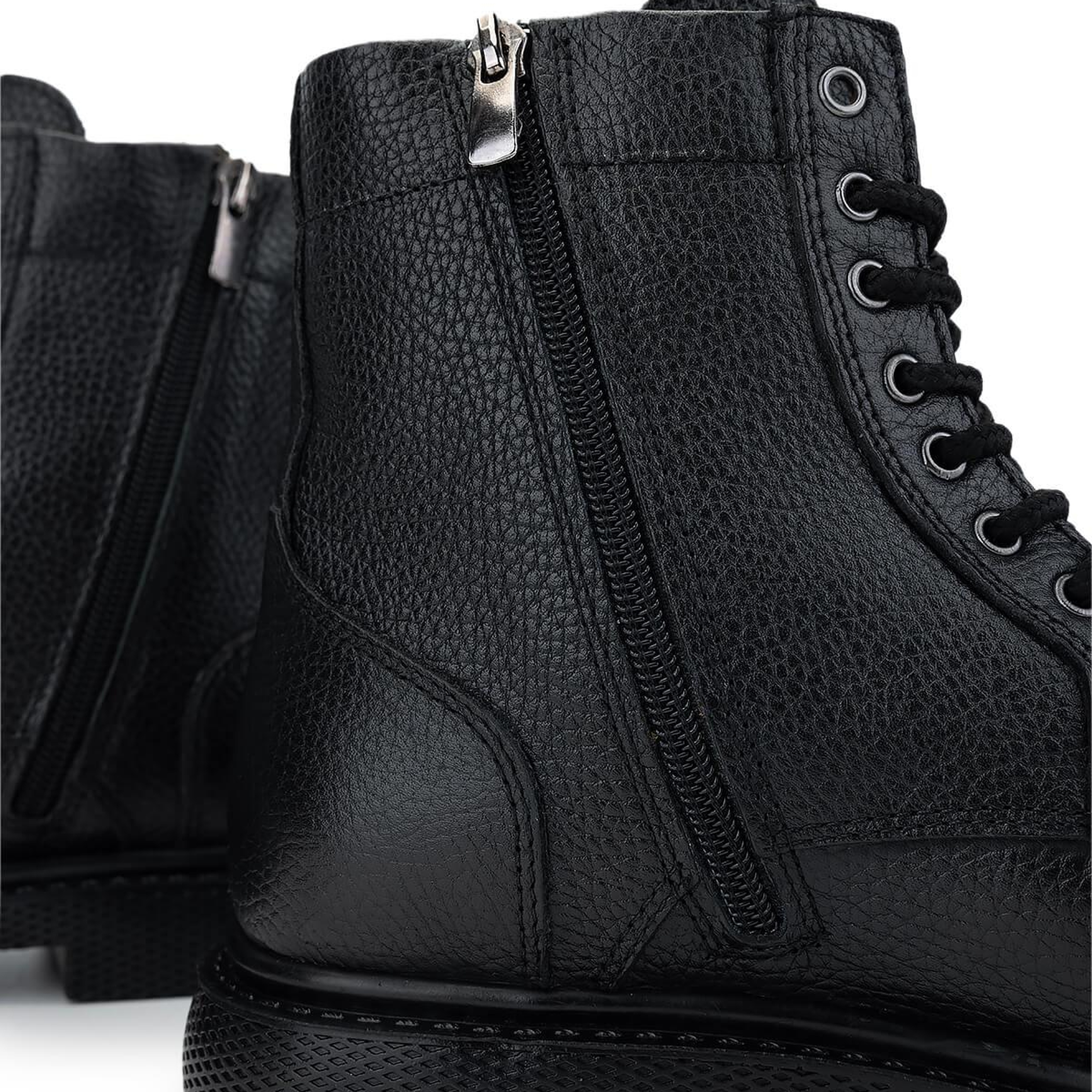 Tamer Tanca Erkek Hakiki Deri Siyah Casual Bot