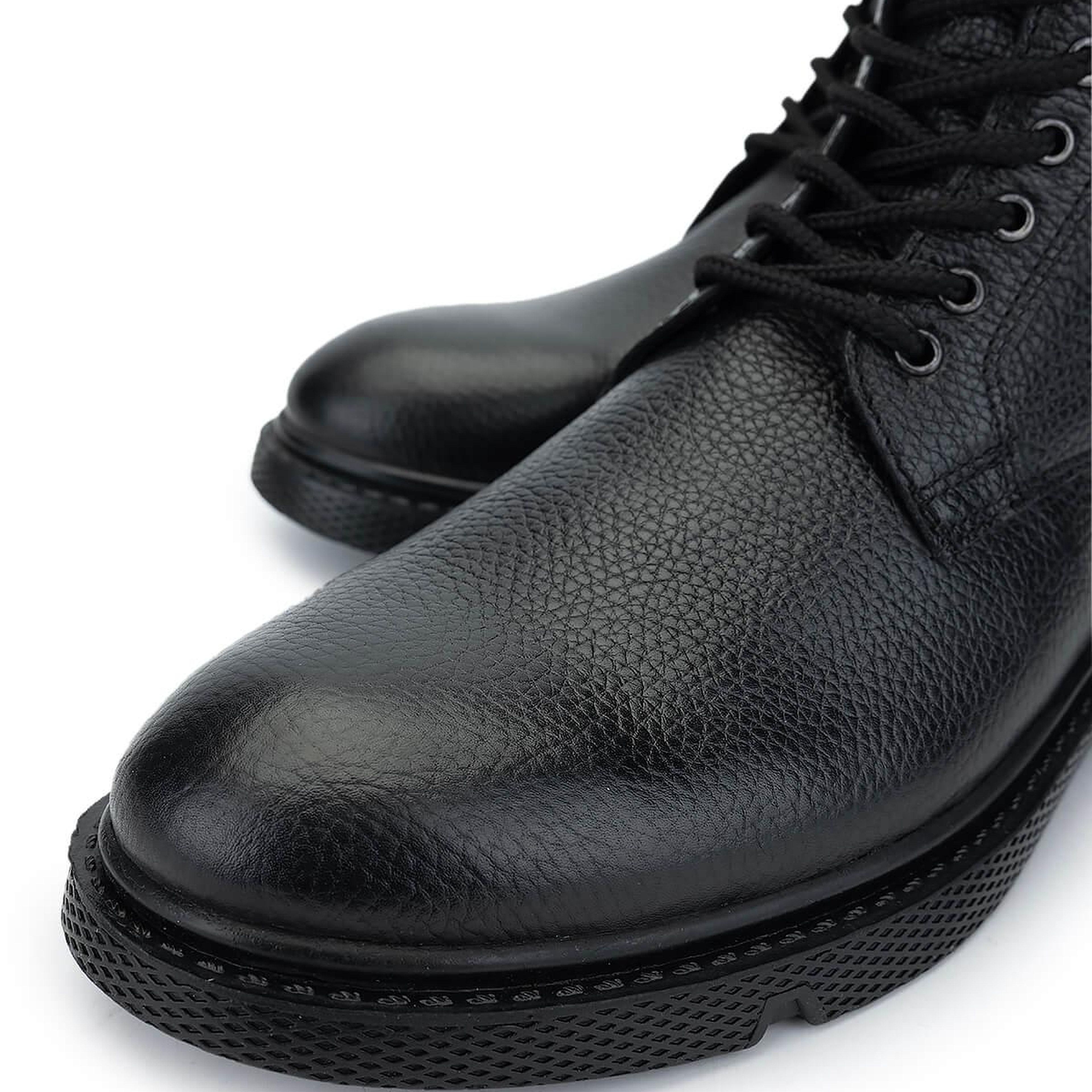 Tamer Tanca Erkek Hakiki Deri Siyah Casual Bot