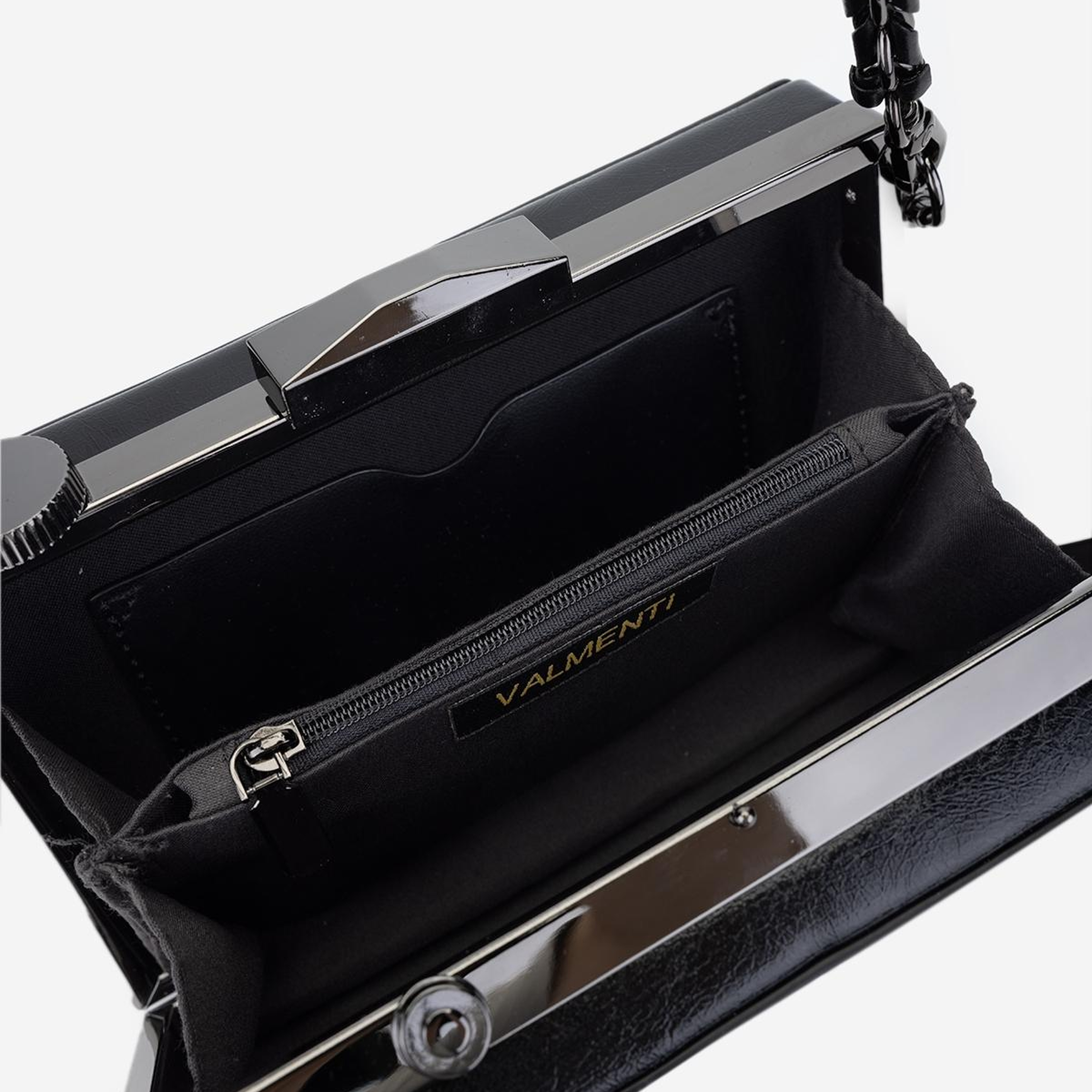 Valmenti Kadın Suni Deri Siyah Omuz Çanta