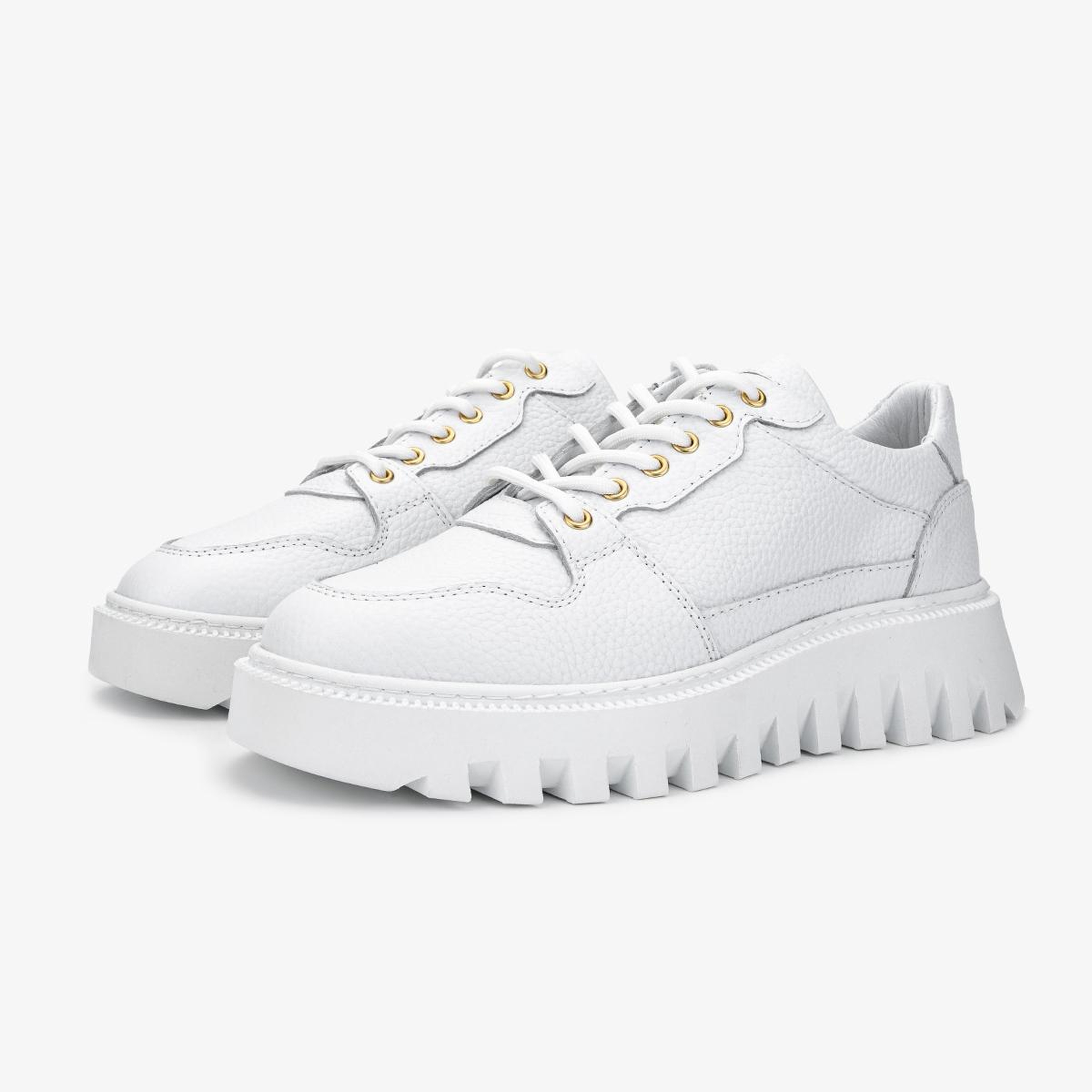 Valmenti Erkek Hakiki Deri Beyaz Sneakers & Spor Ayakkabı