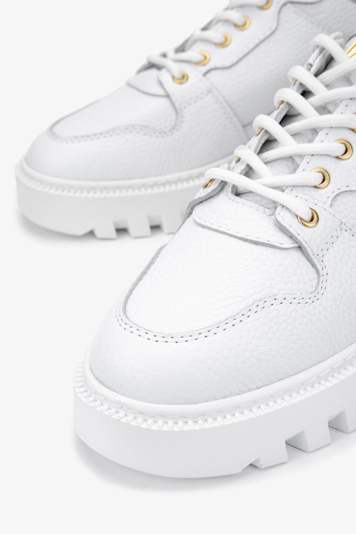 Valmenti Erkek Hakiki Deri Beyaz Sneakers & Spor Ayakkabı