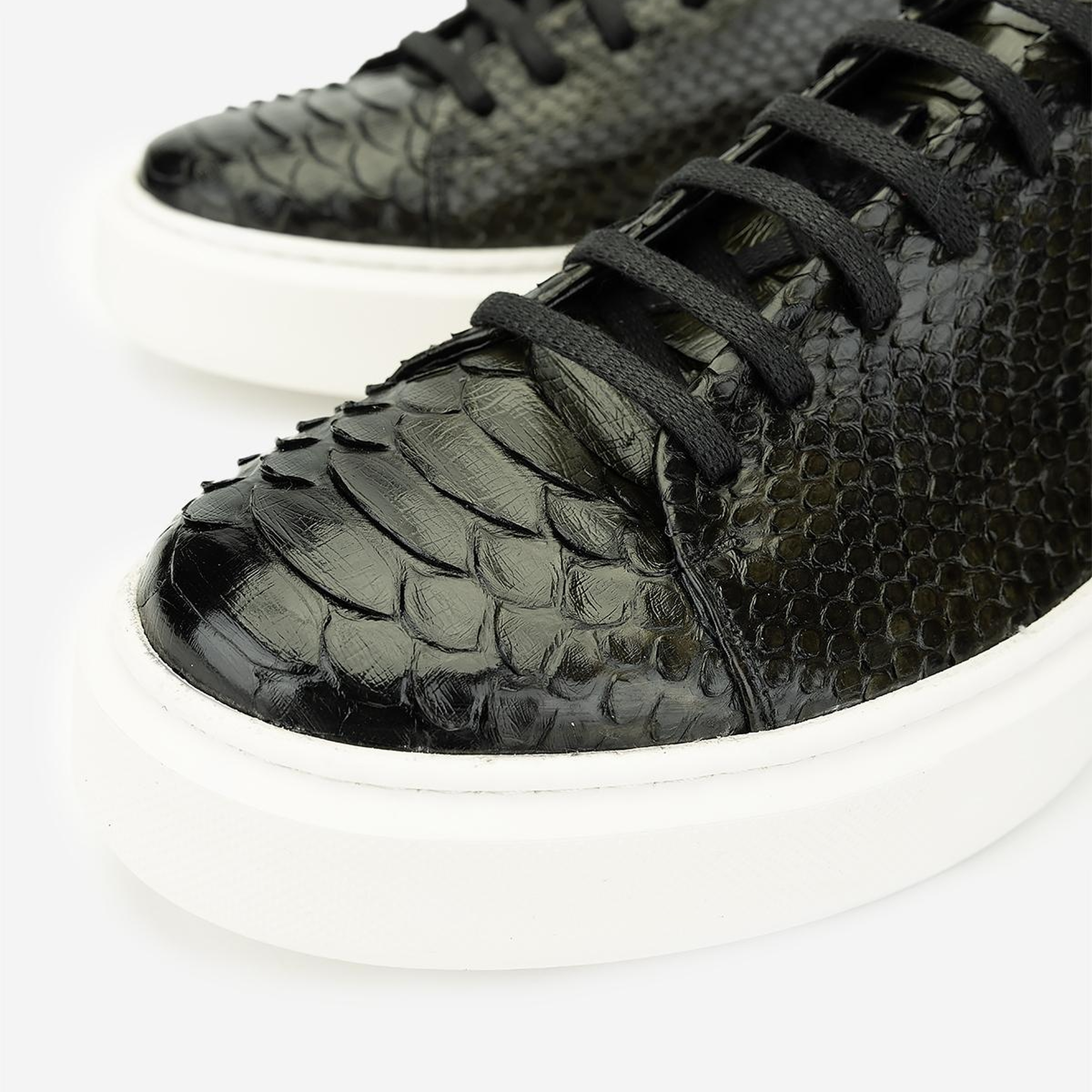 Valmenti Erkek Hakiki Deri Haki Sneakers & Spor Ayakkabı