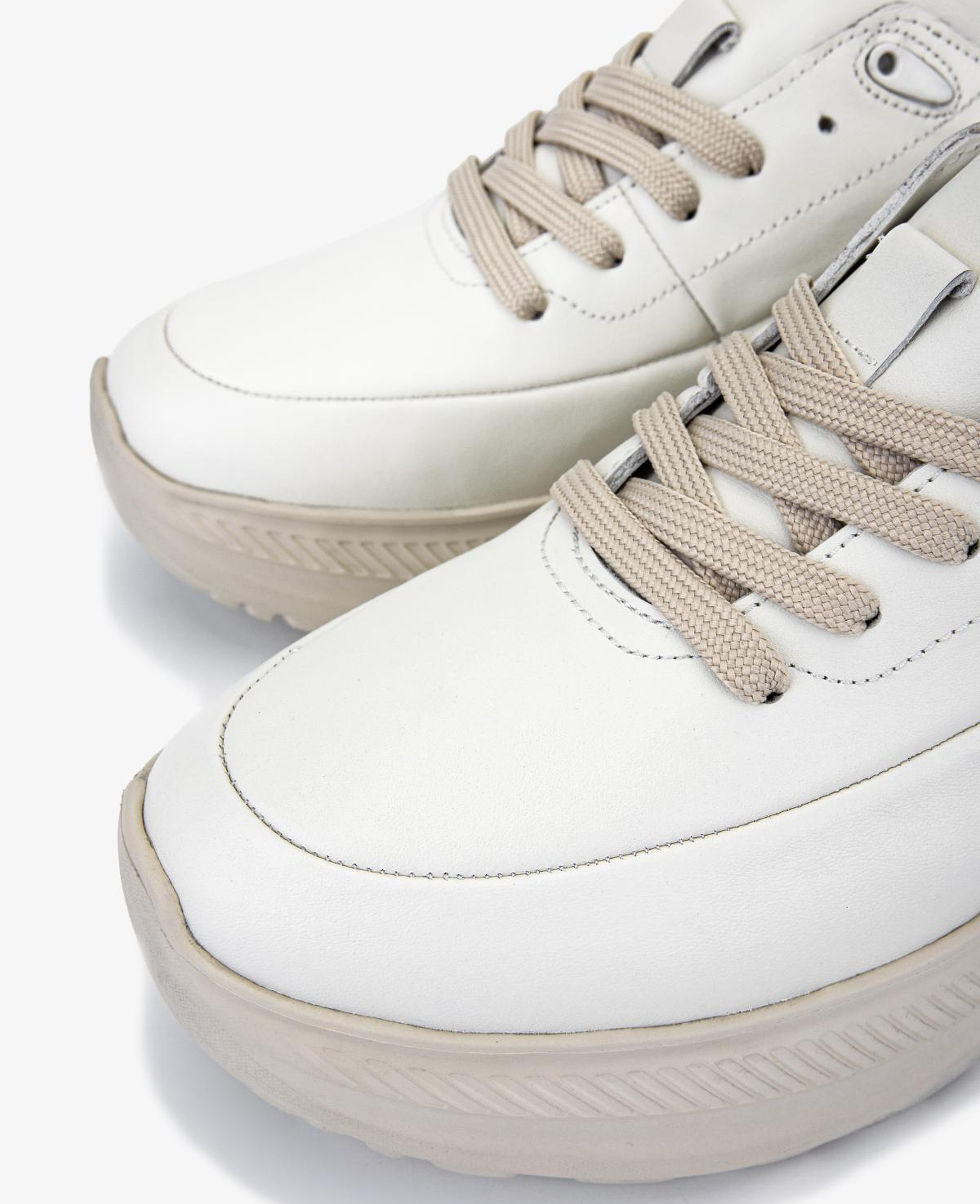 Valmenti Erkek Hakiki Deri Beyaz Sneakers & Spor Ayakkabı