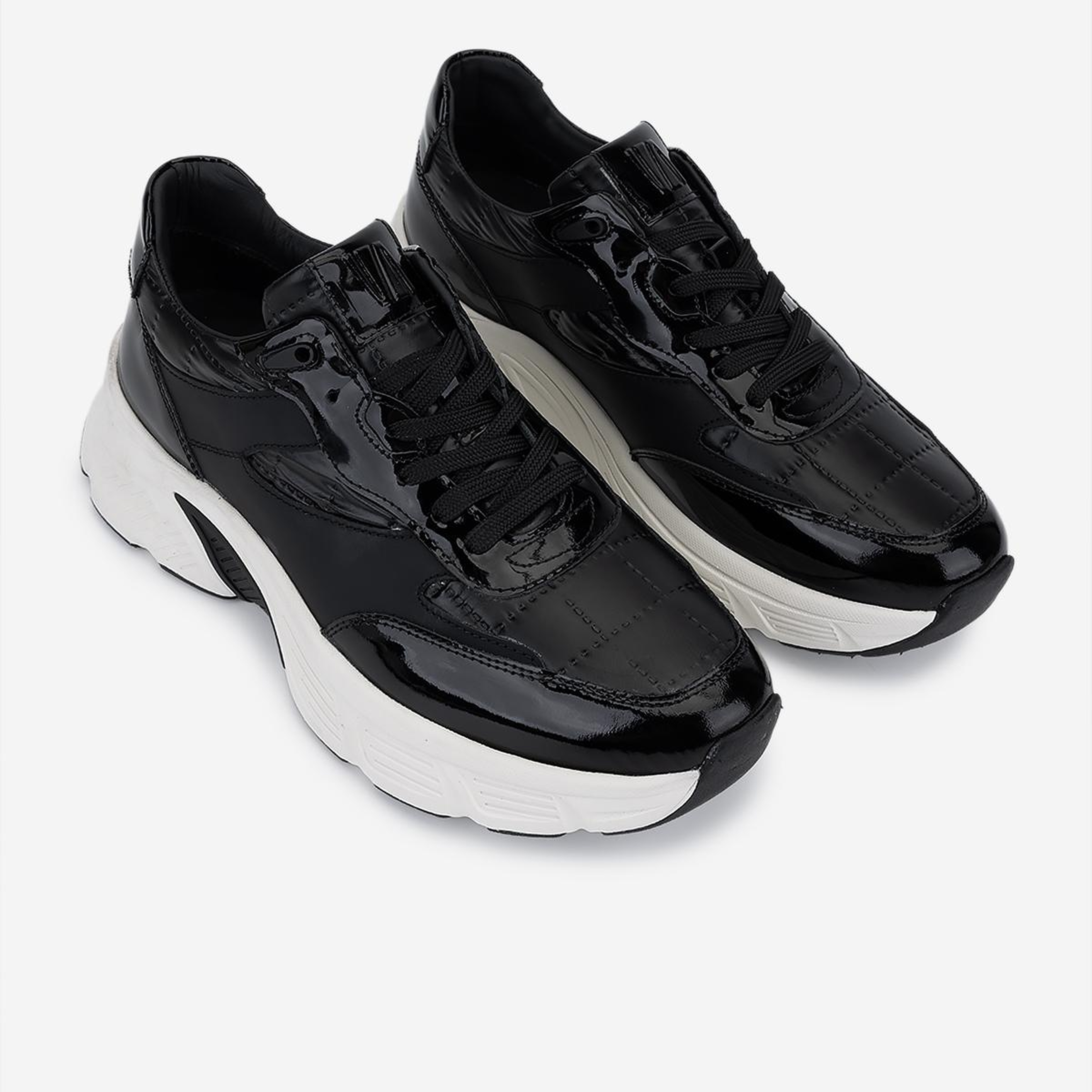 Valmenti Erkek Hakiki Deri Siyah Sneakers & Spor Ayakkabı