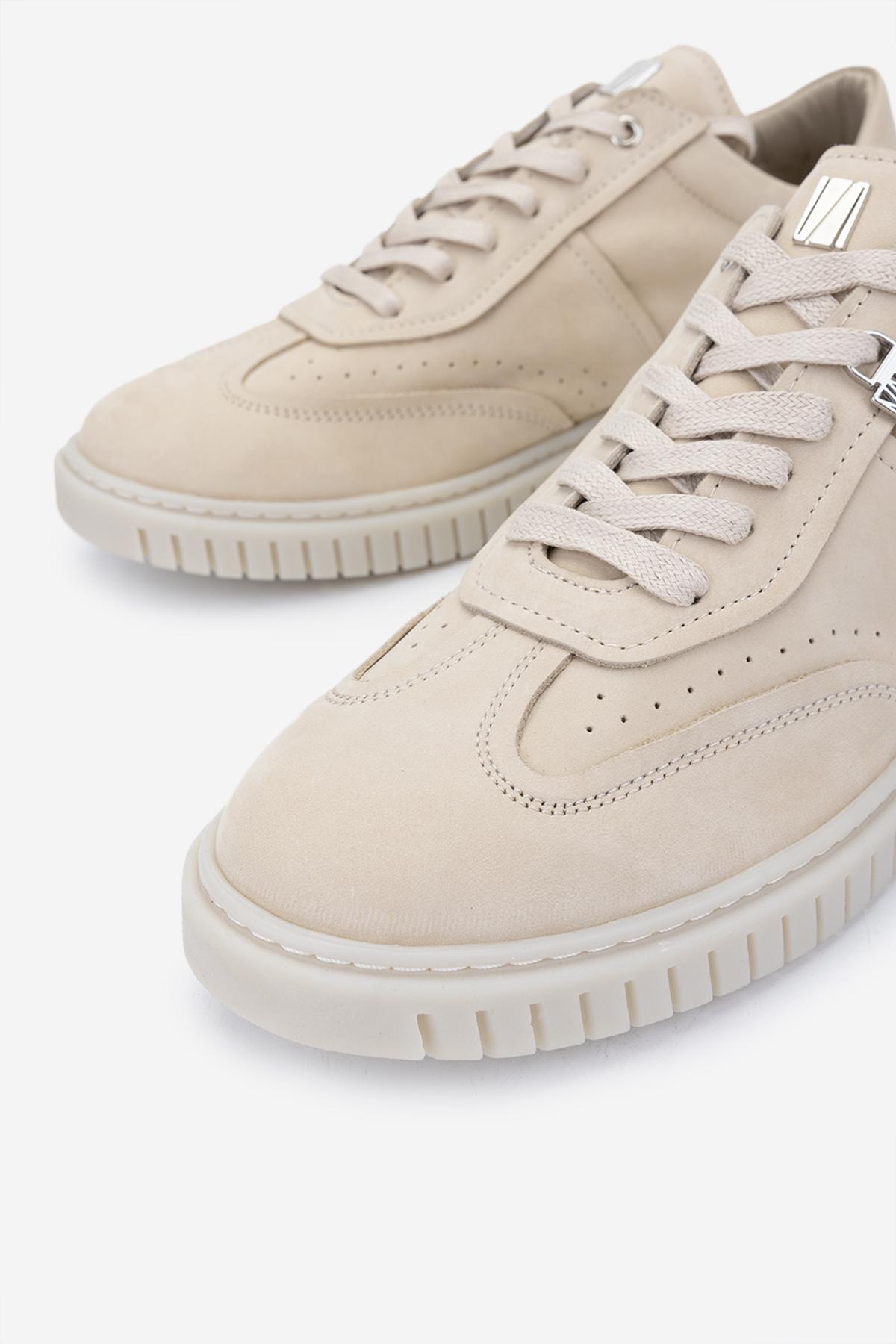 Valmenti Erkek Hakiki Deri Bej Sneakers & Spor Ayakkabı