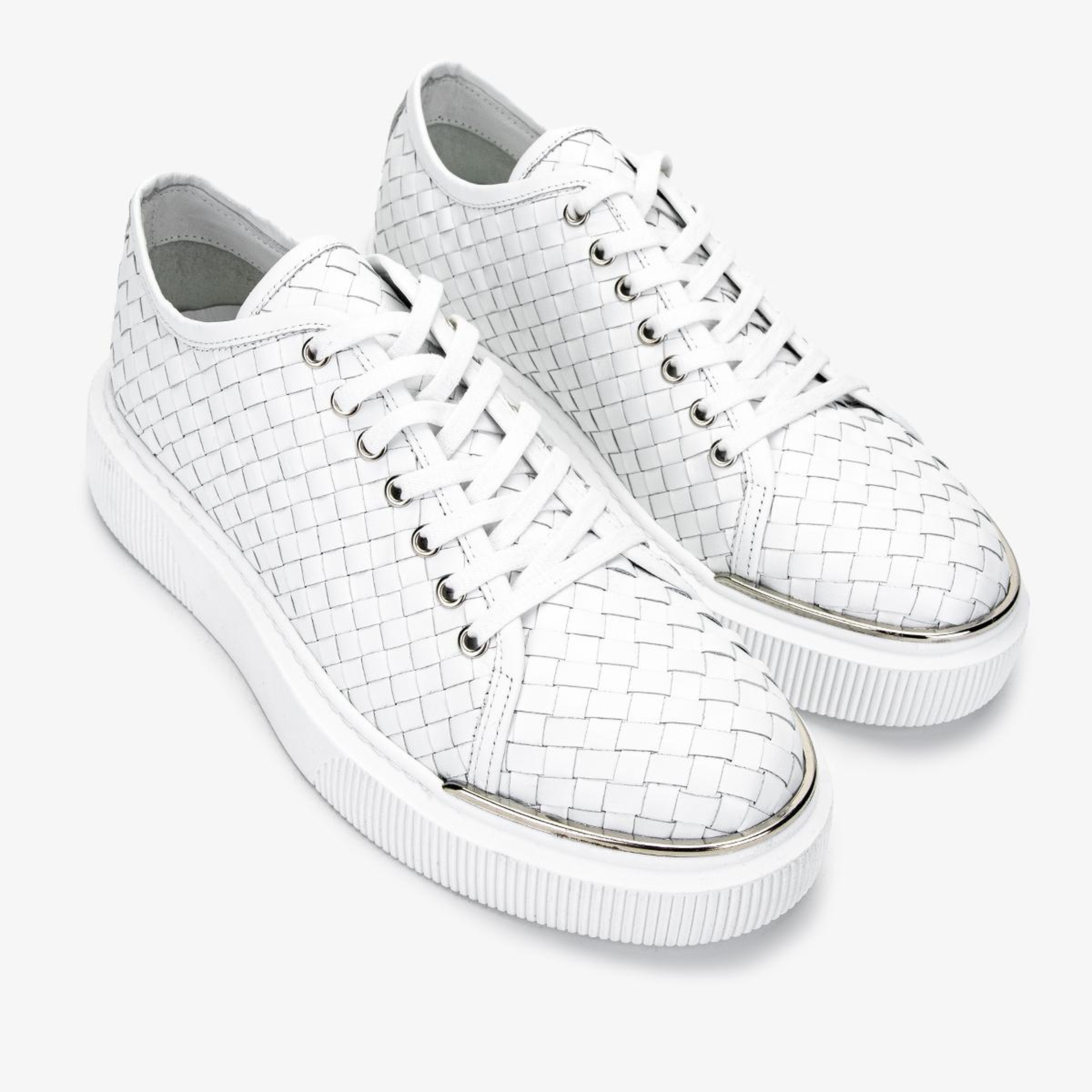 Valmenti Erkek Hakiki Deri Beyaz Sneakers & Spor Ayakkabı