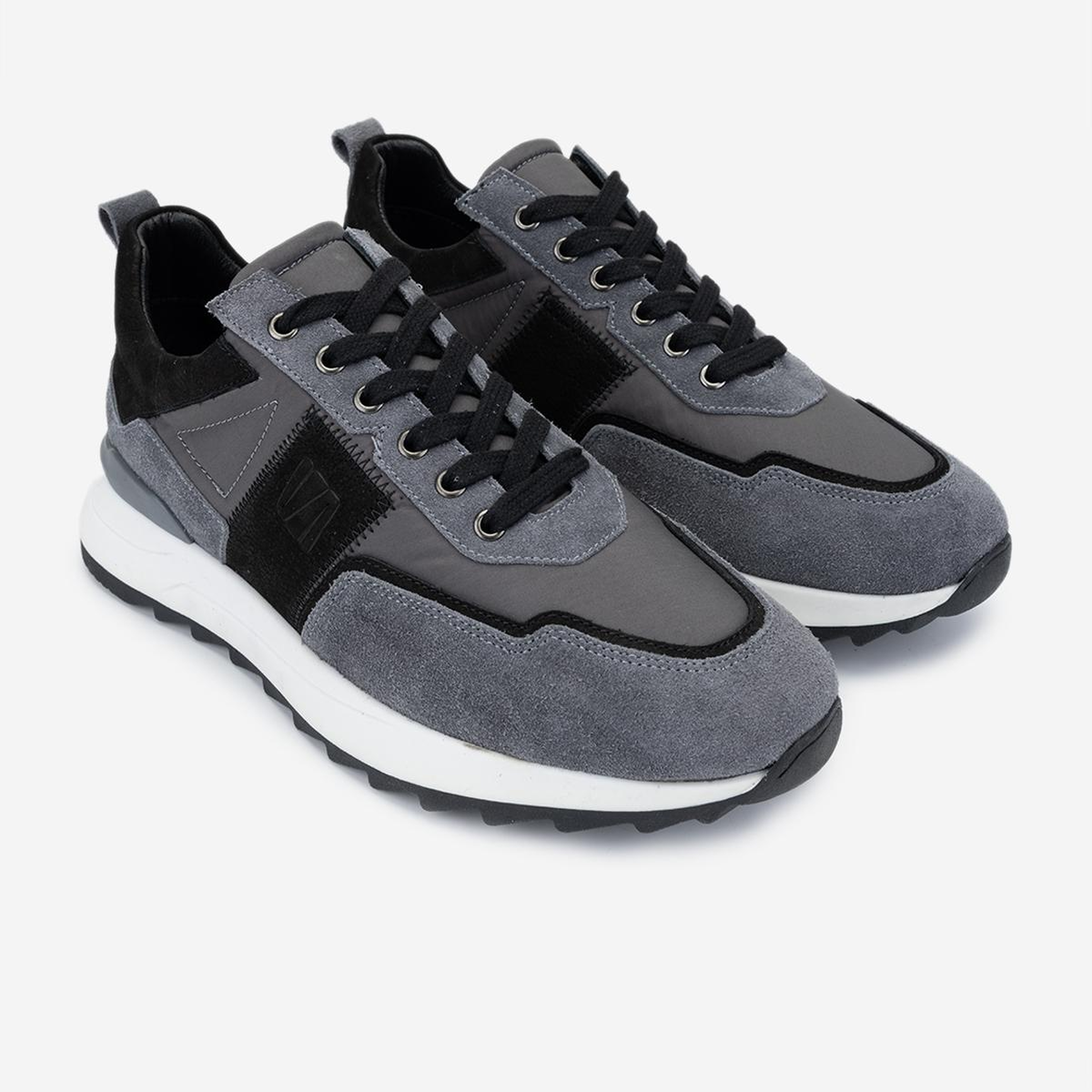 Valmenti Erkek Hakiki Deri Gri Sneakers & Spor Ayakkabı