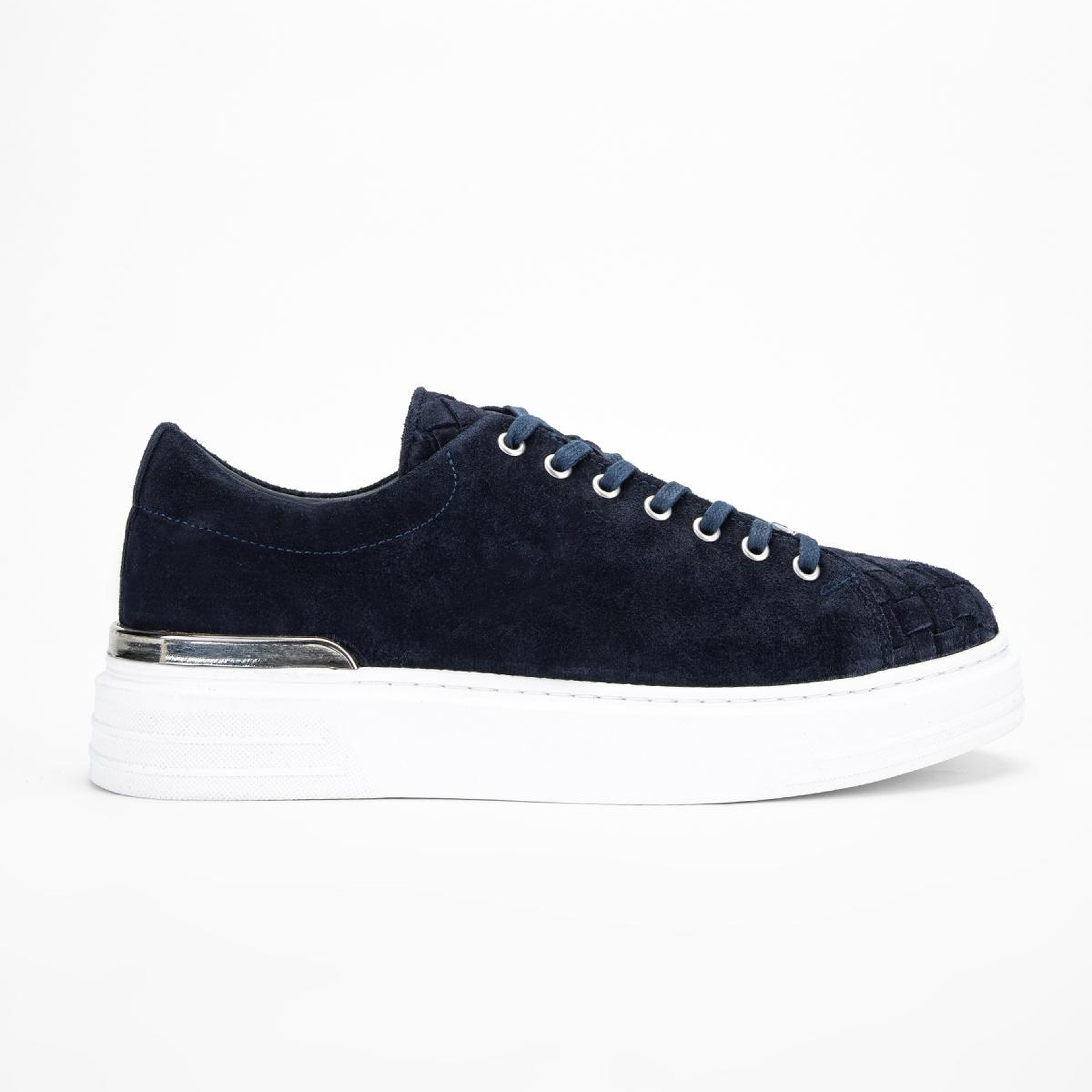 Valmenti Erkek Hakiki Deri Lacivert Süet Sneakers & Spor Ayakkabı