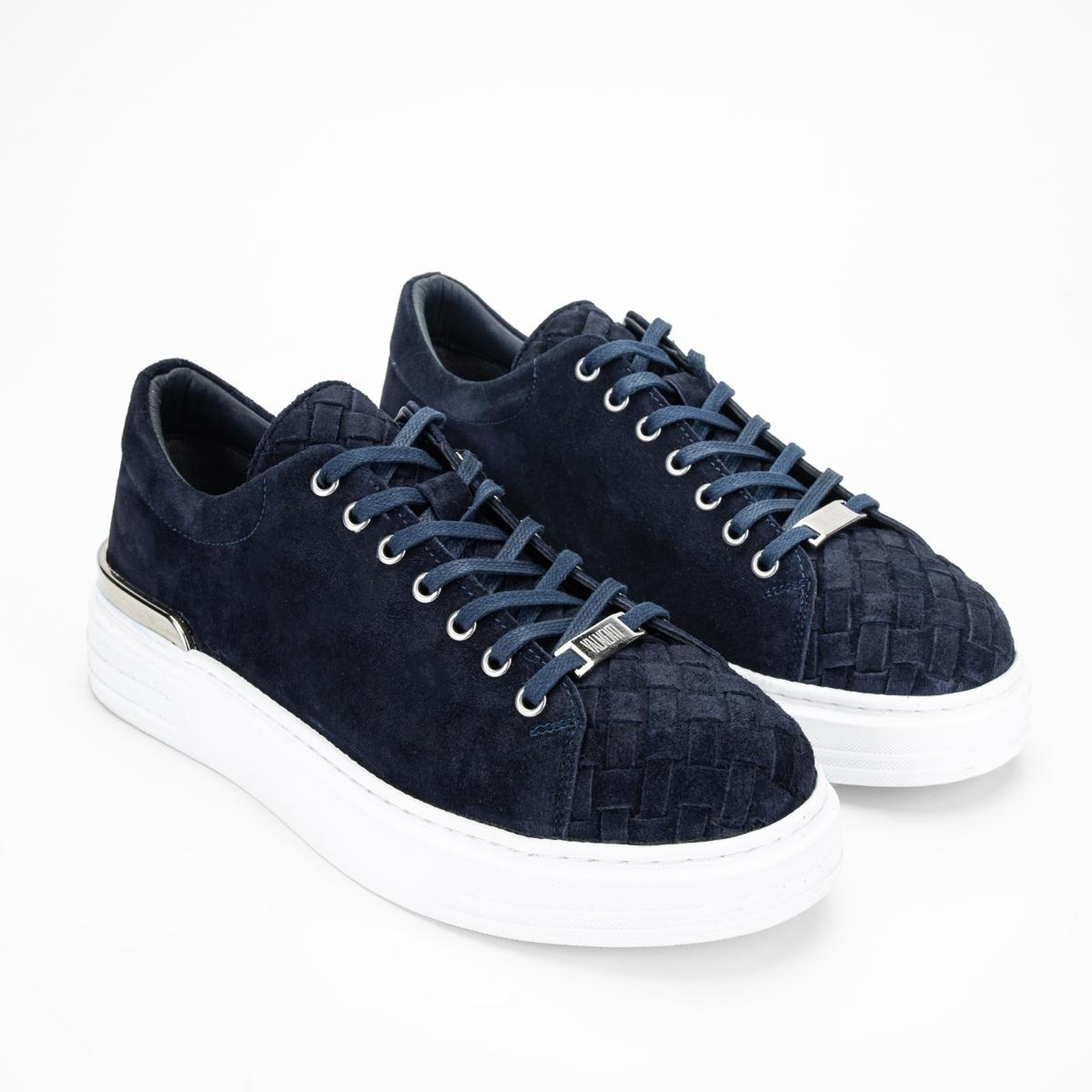Valmenti Erkek Hakiki Deri Lacivert Süet Sneakers & Spor Ayakkabı