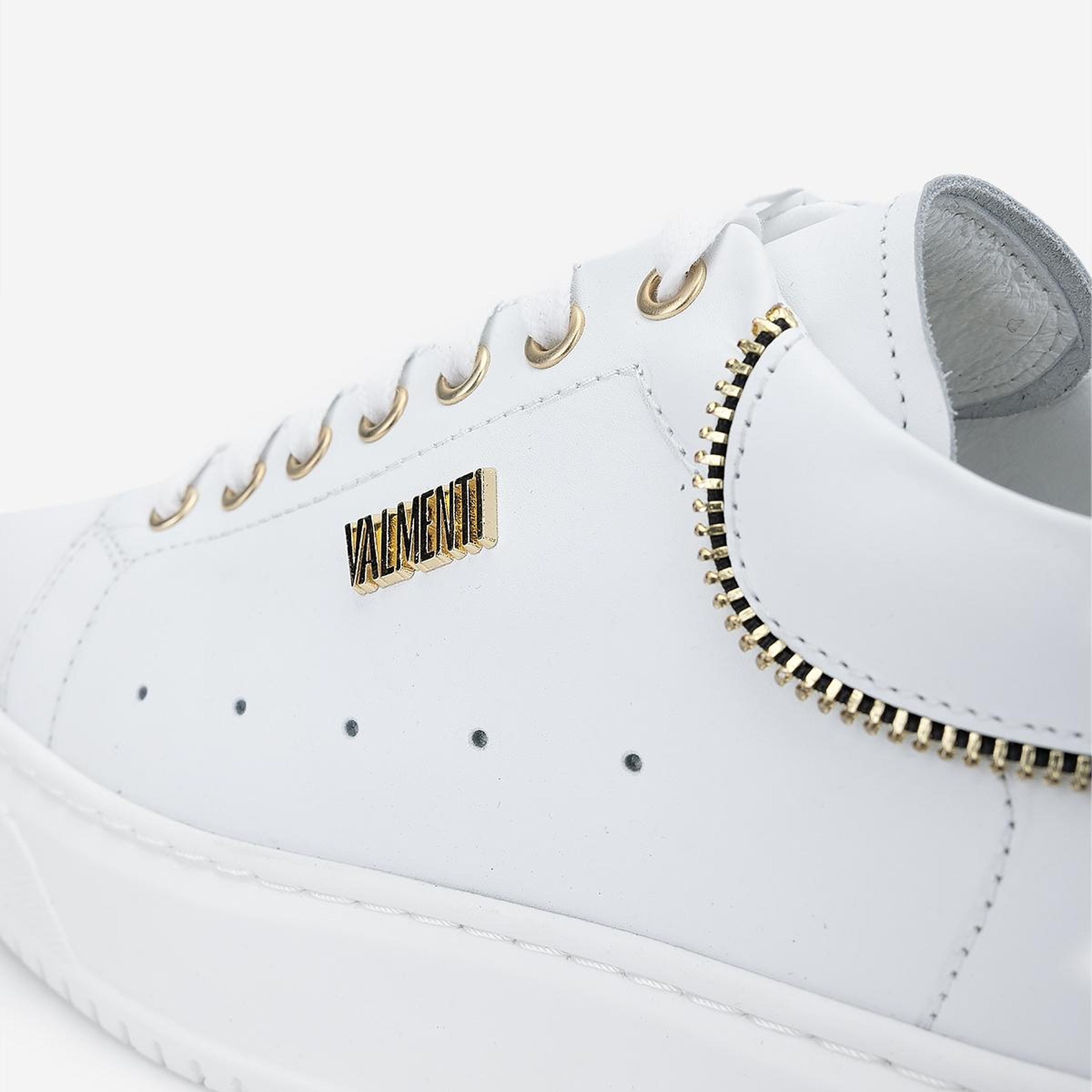 Valmenti Erkek Hakiki Deri Beyaz Sneakers & Spor Ayakkabı