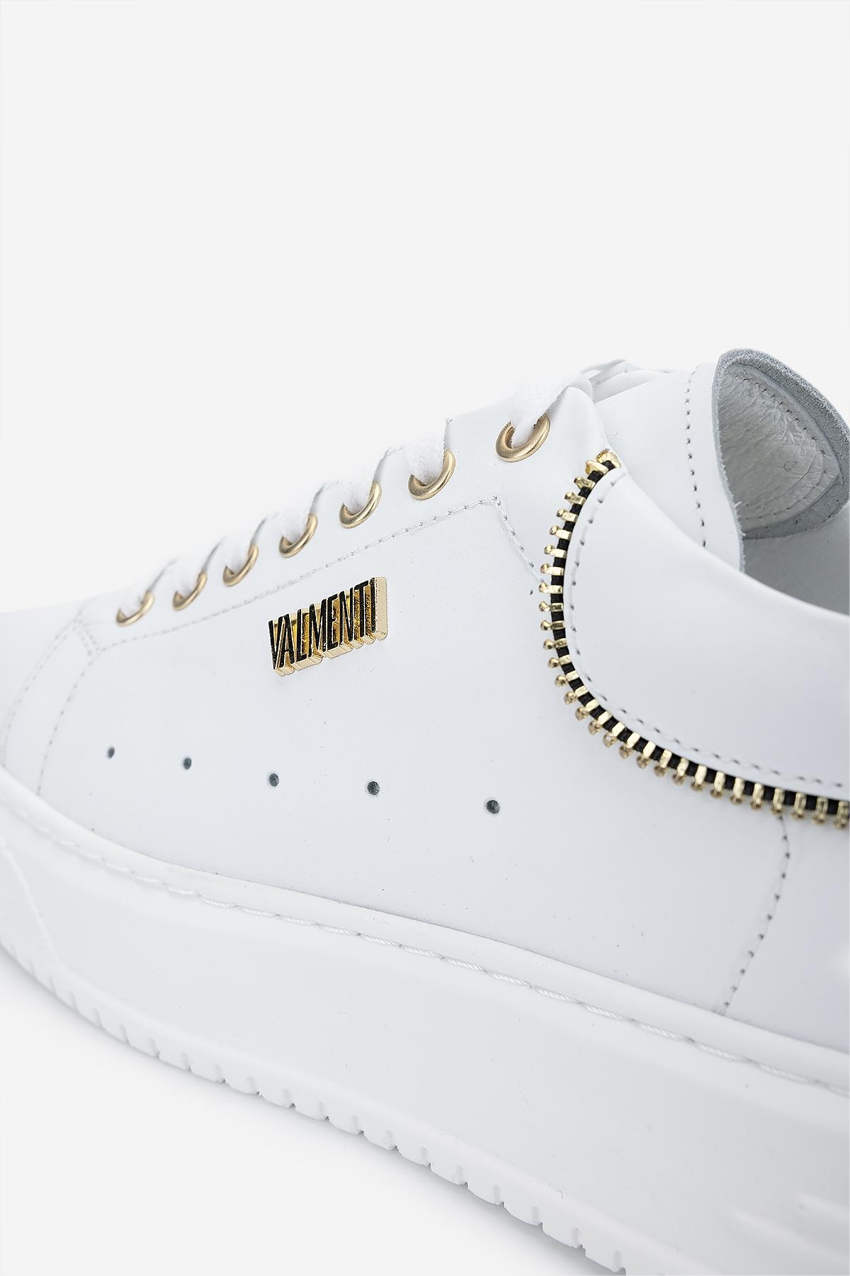 Valmenti Erkek Hakiki Deri Beyaz Sneakers & Spor Ayakkabı