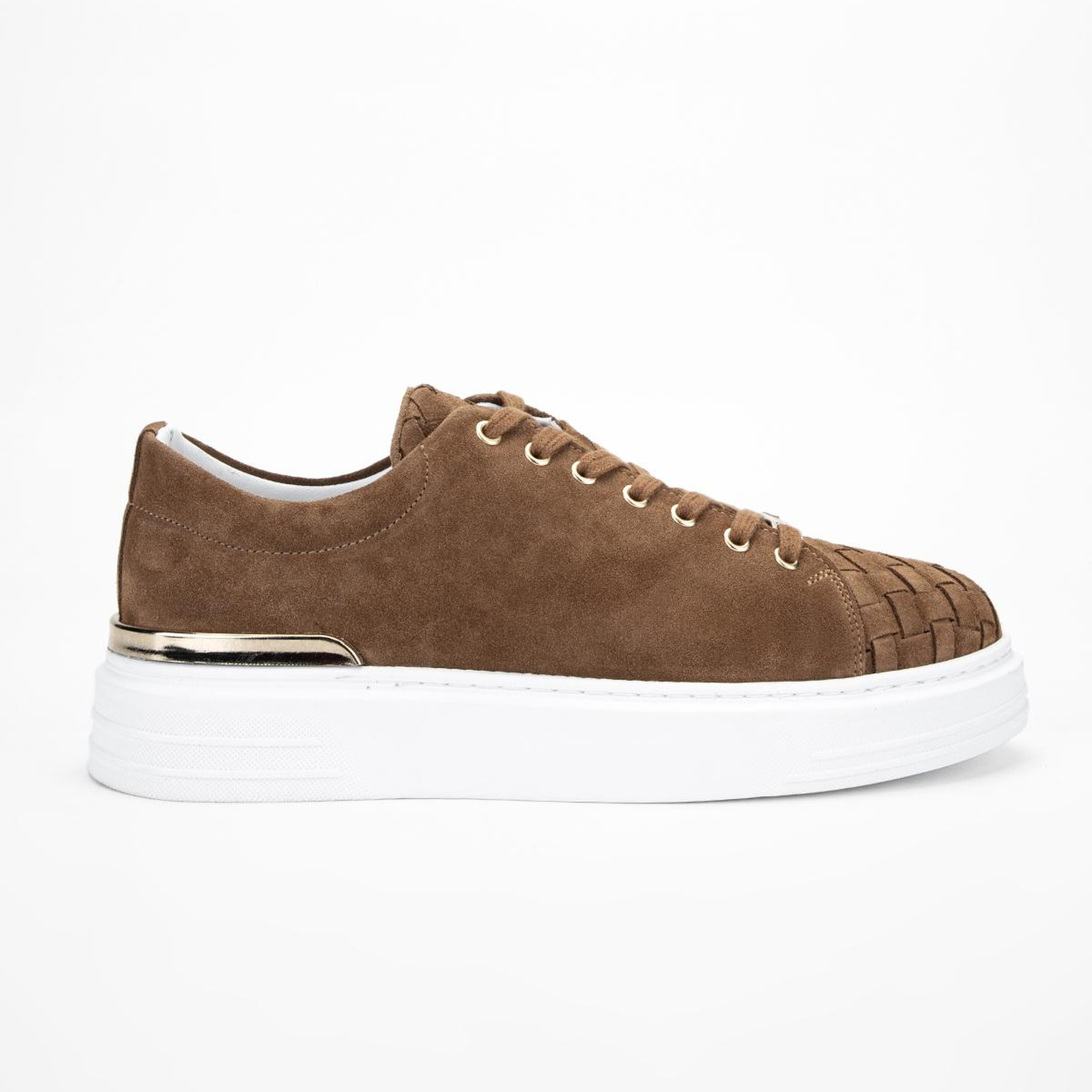 Valmenti Erkek Hakiki Deri Taba Süet Sneakers & Spor Ayakkabı
