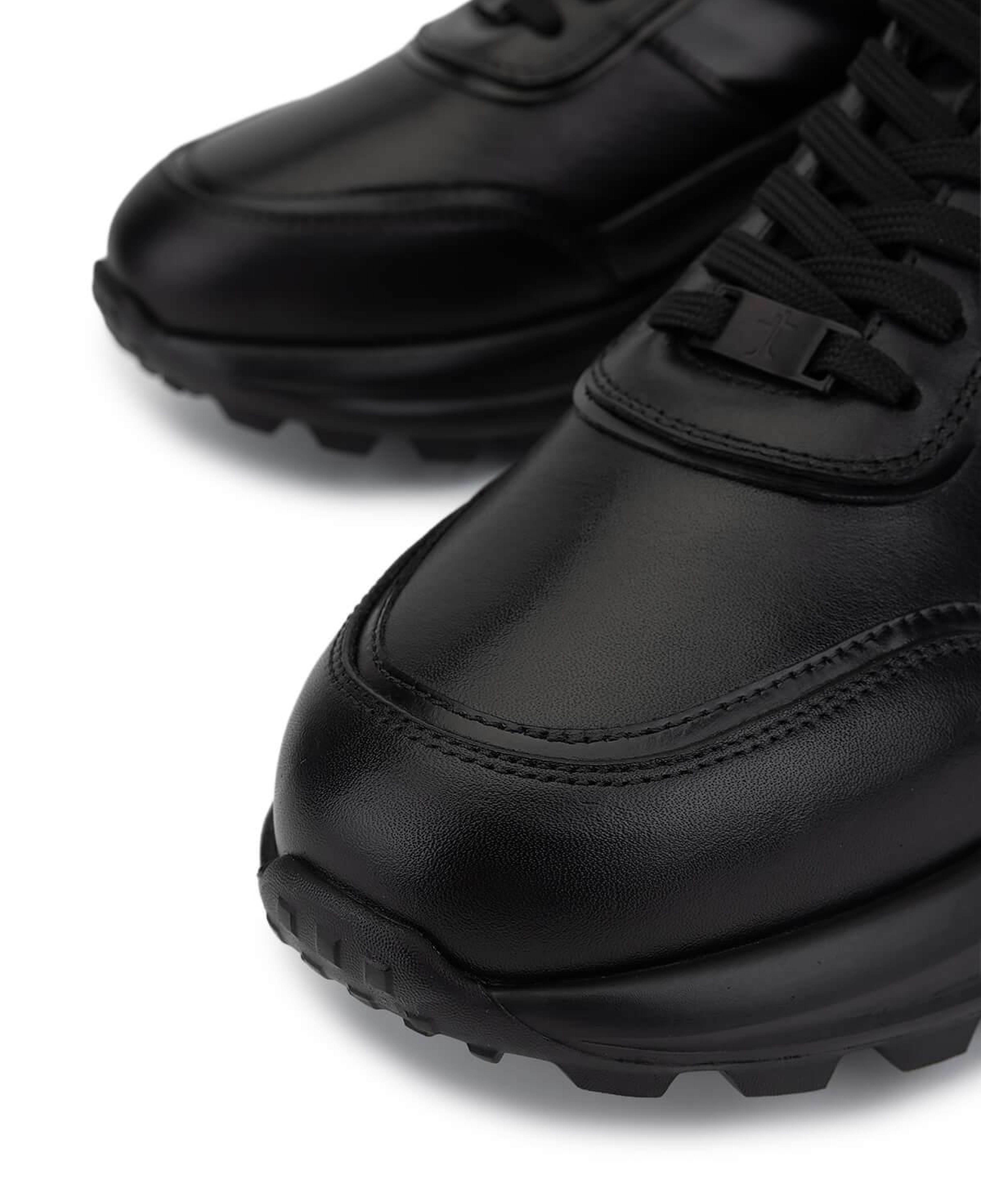 Tamer Tanca Erkek Hakiki Deri Siyah Sneakers & Spor Ayakkabı