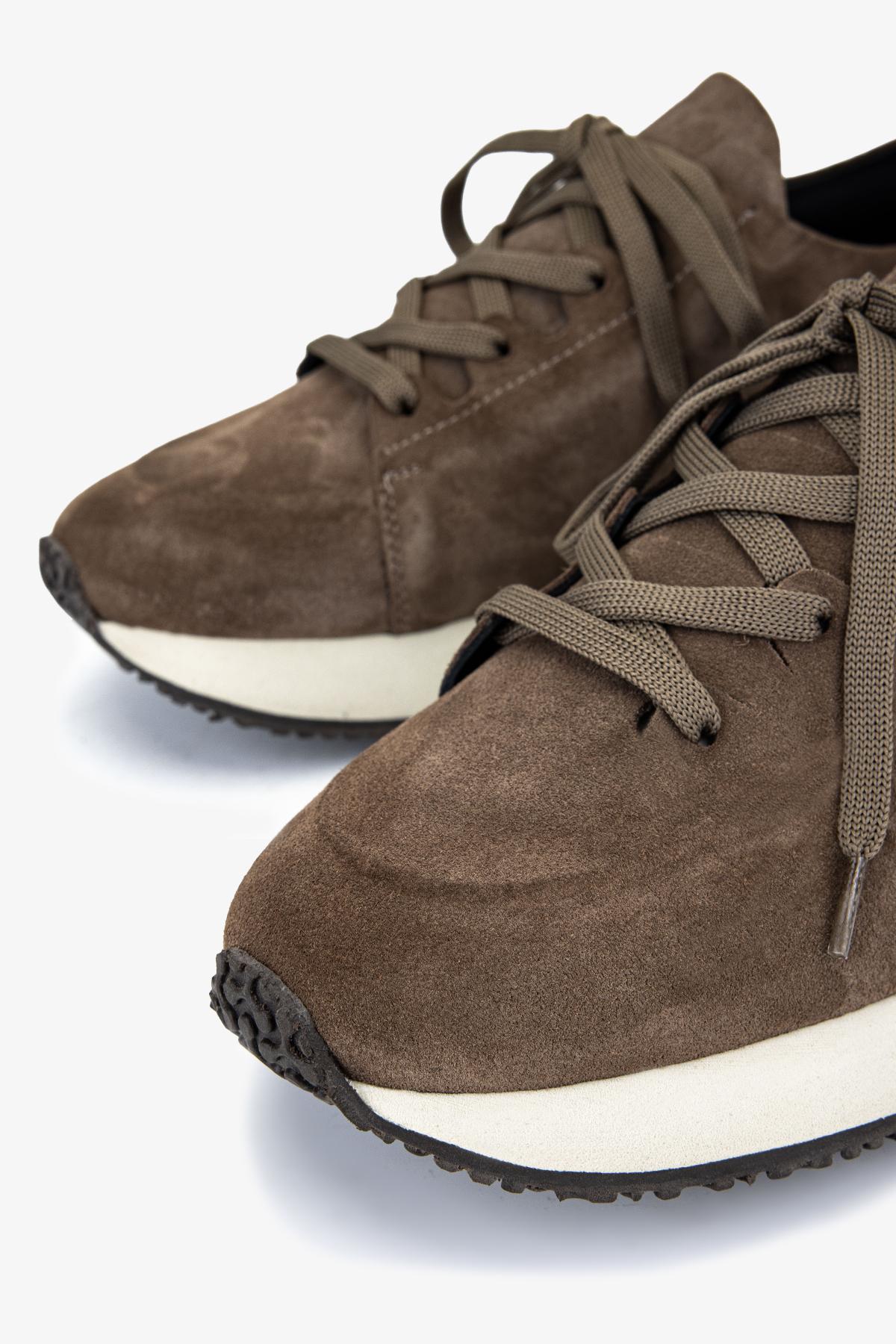 Valmenti Erkek Hakiki Deri Bej Sneakers & Spor Ayakkabı