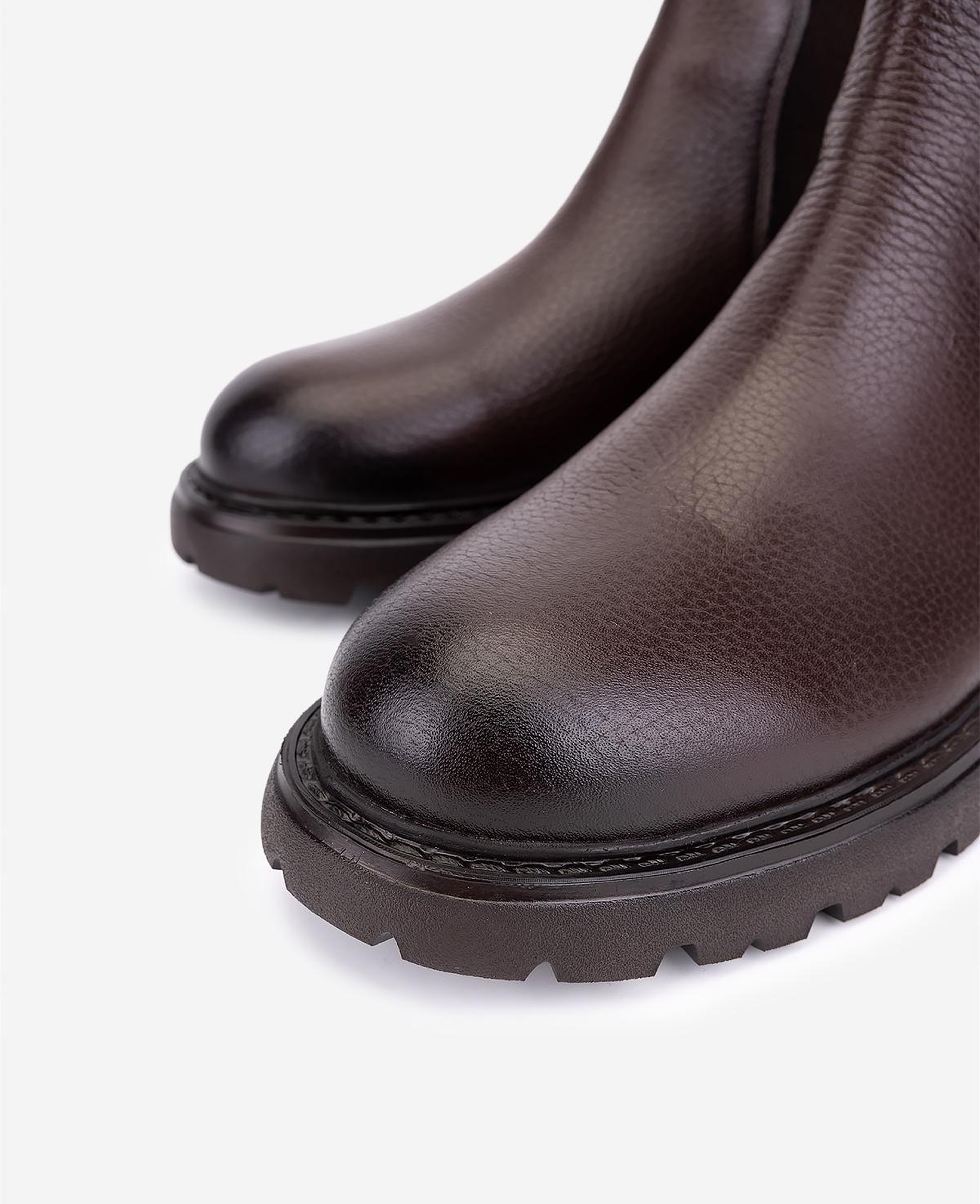 Valmenti Erkek Hakiki Deri Kahverengi Casual Bot