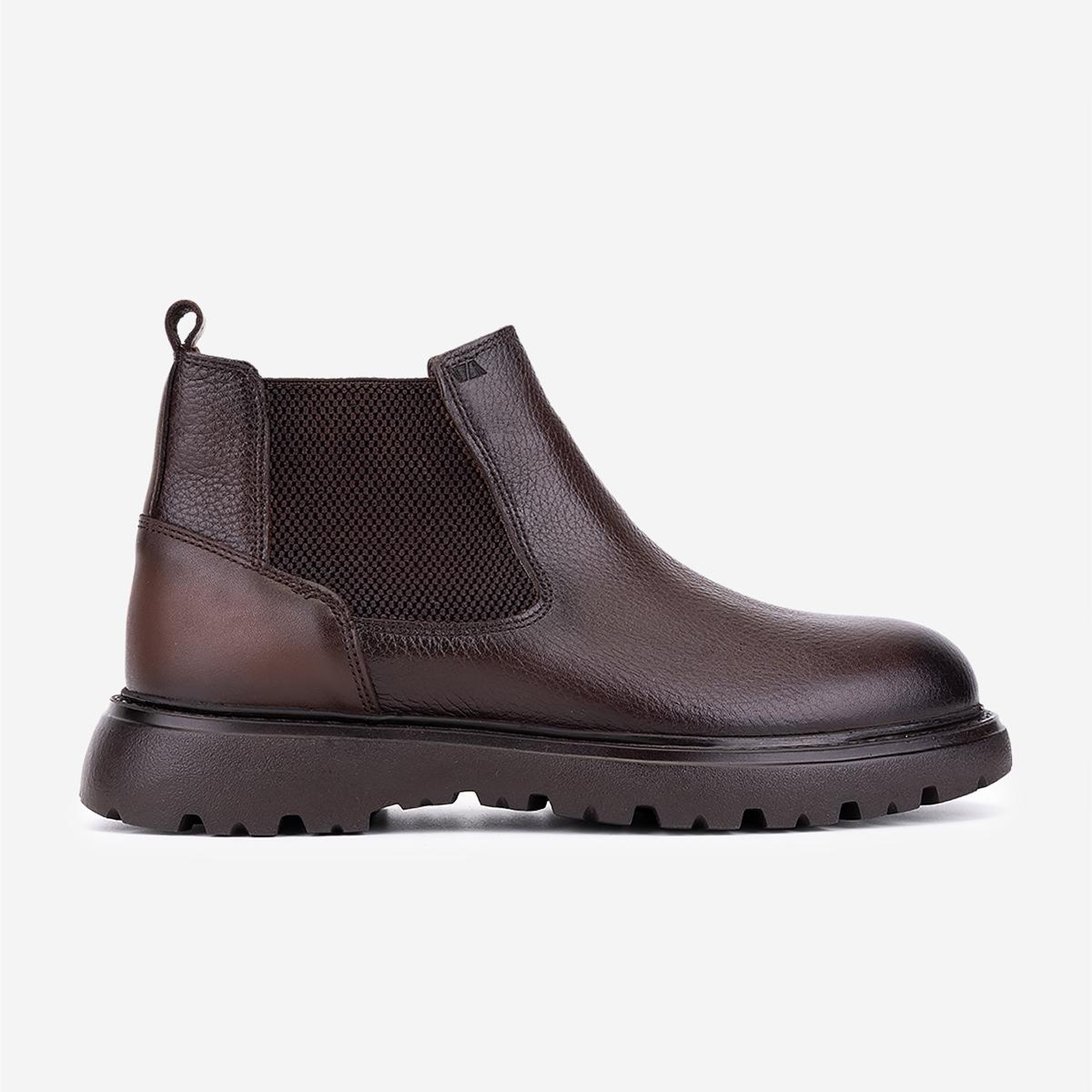 Valmenti Erkek Hakiki Deri Kahverengi Casual Bot