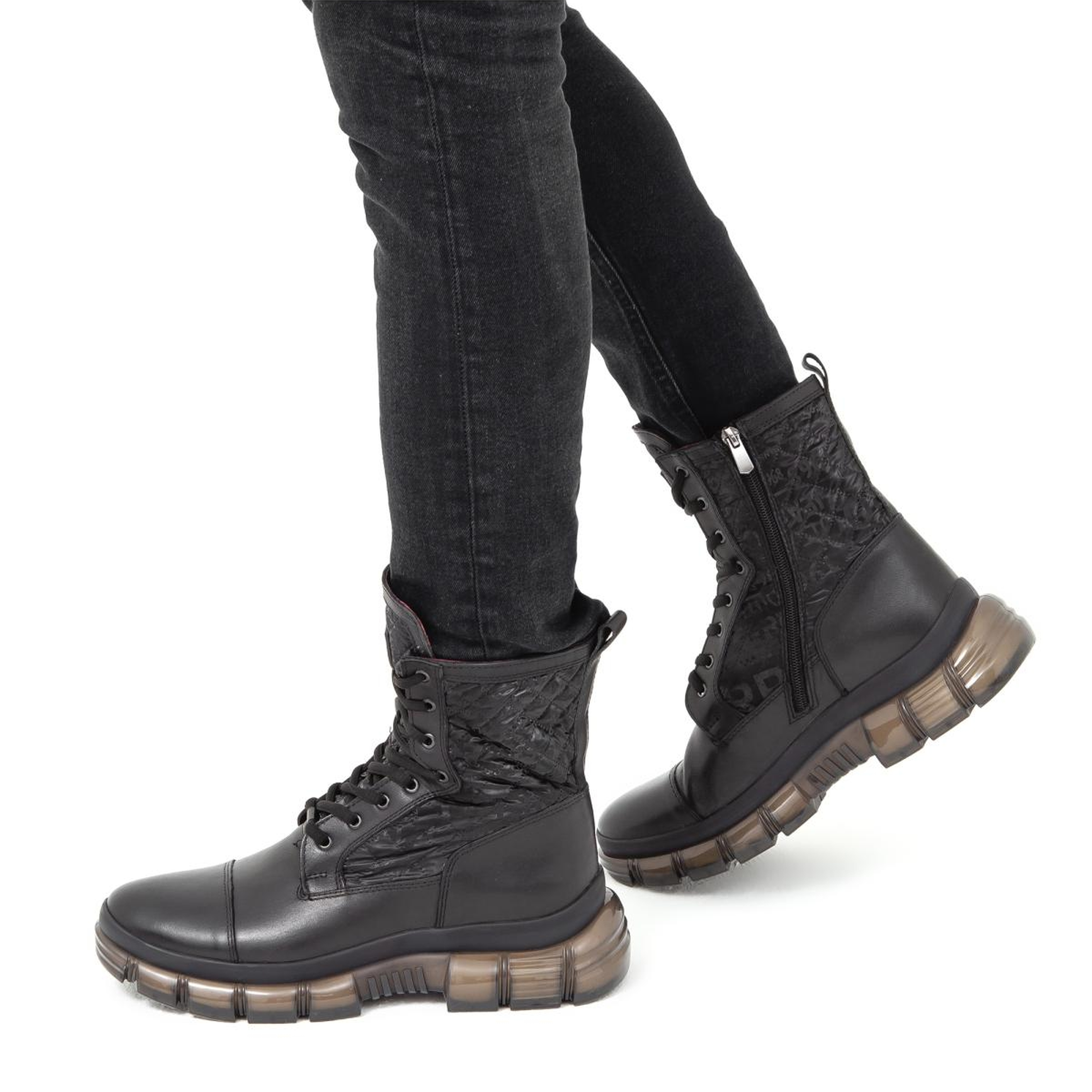 Valmenti Erkek Hakiki Deri Siyah Casual Bot