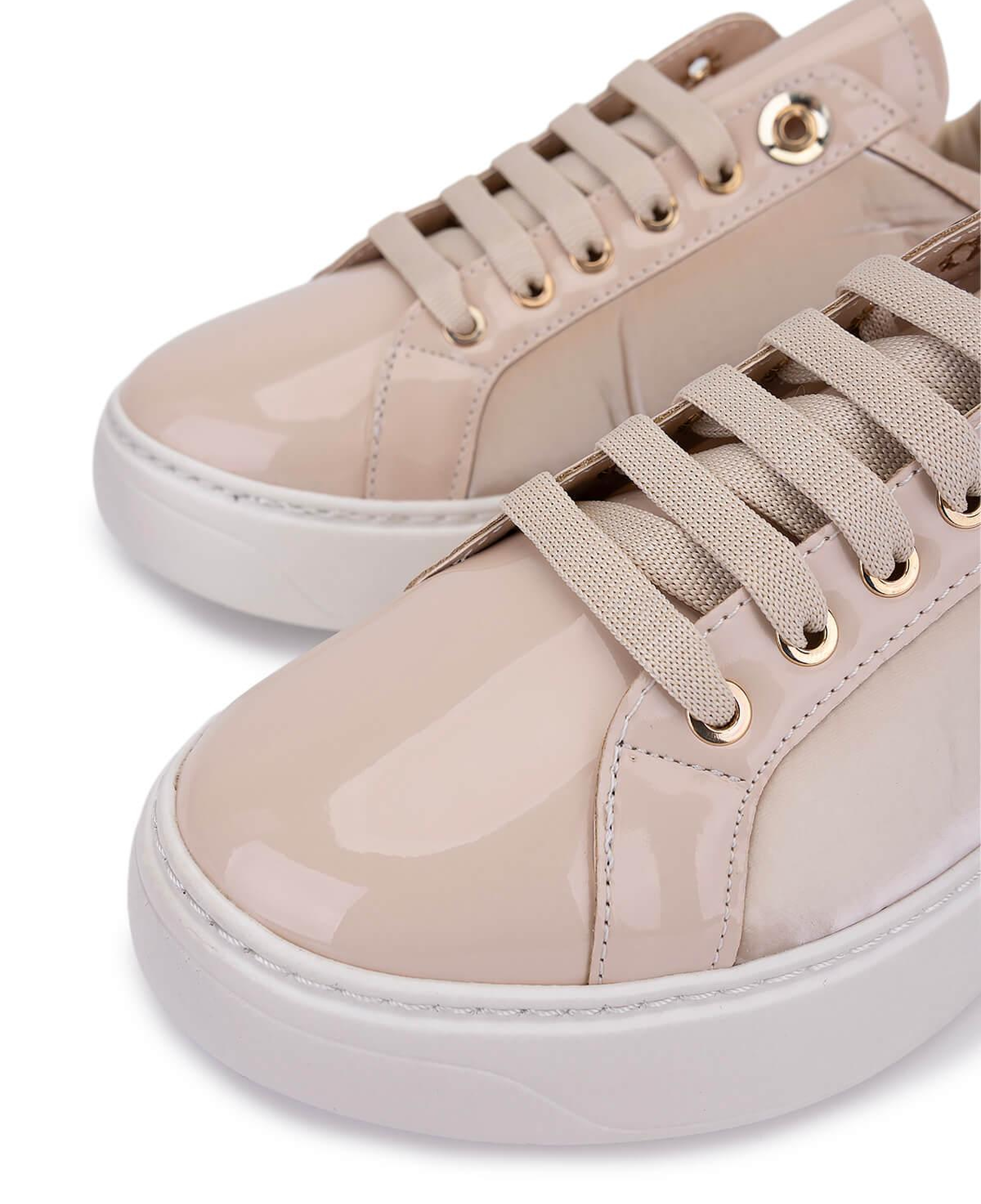 Tamer Tanca Kadın Suni Deri Bej Sneakers & Spor Ayakkabı