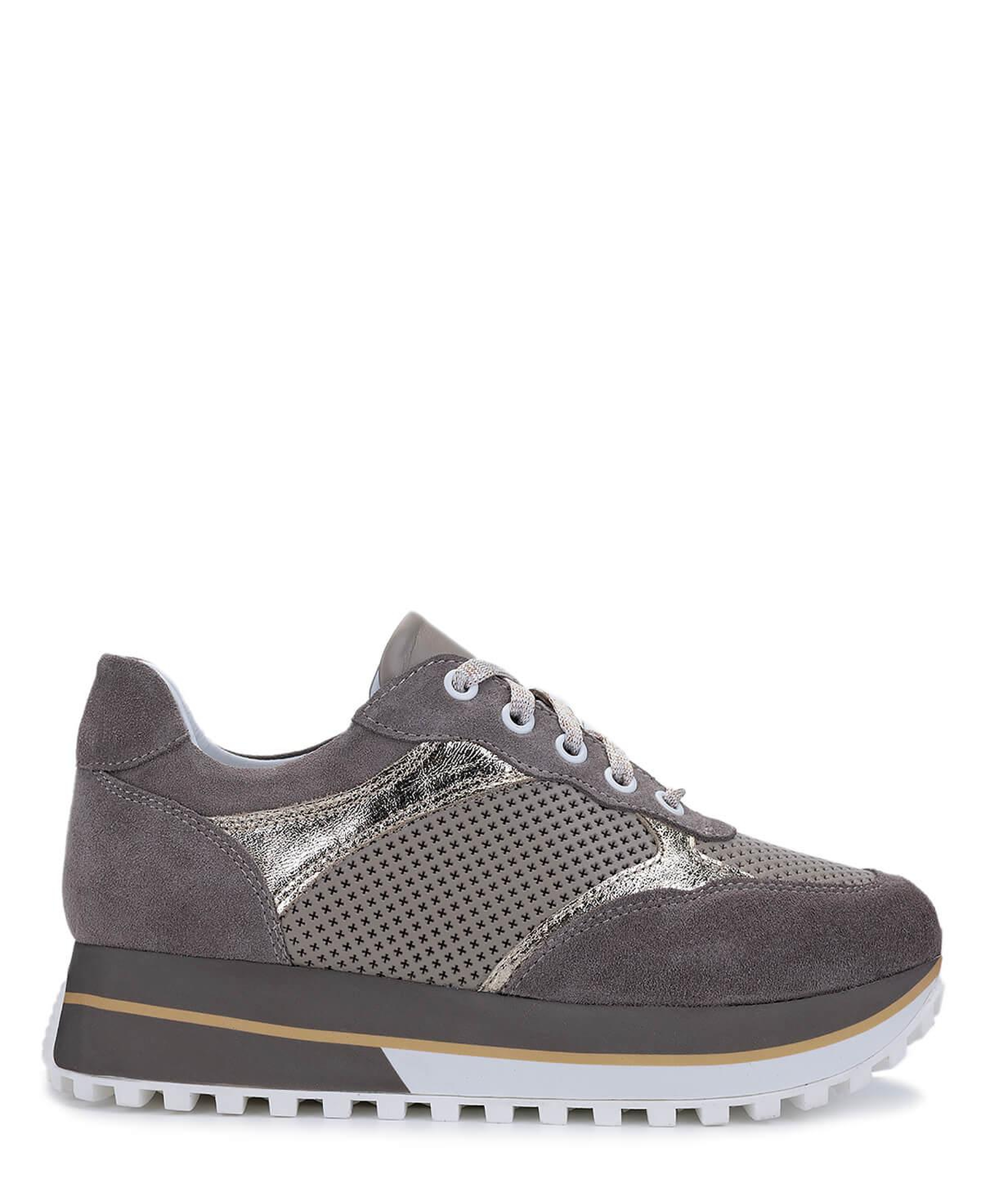 Tamer Tanca Kadın Hakiki Deri Taş Süet Sneakers & Spor Ayakkabı