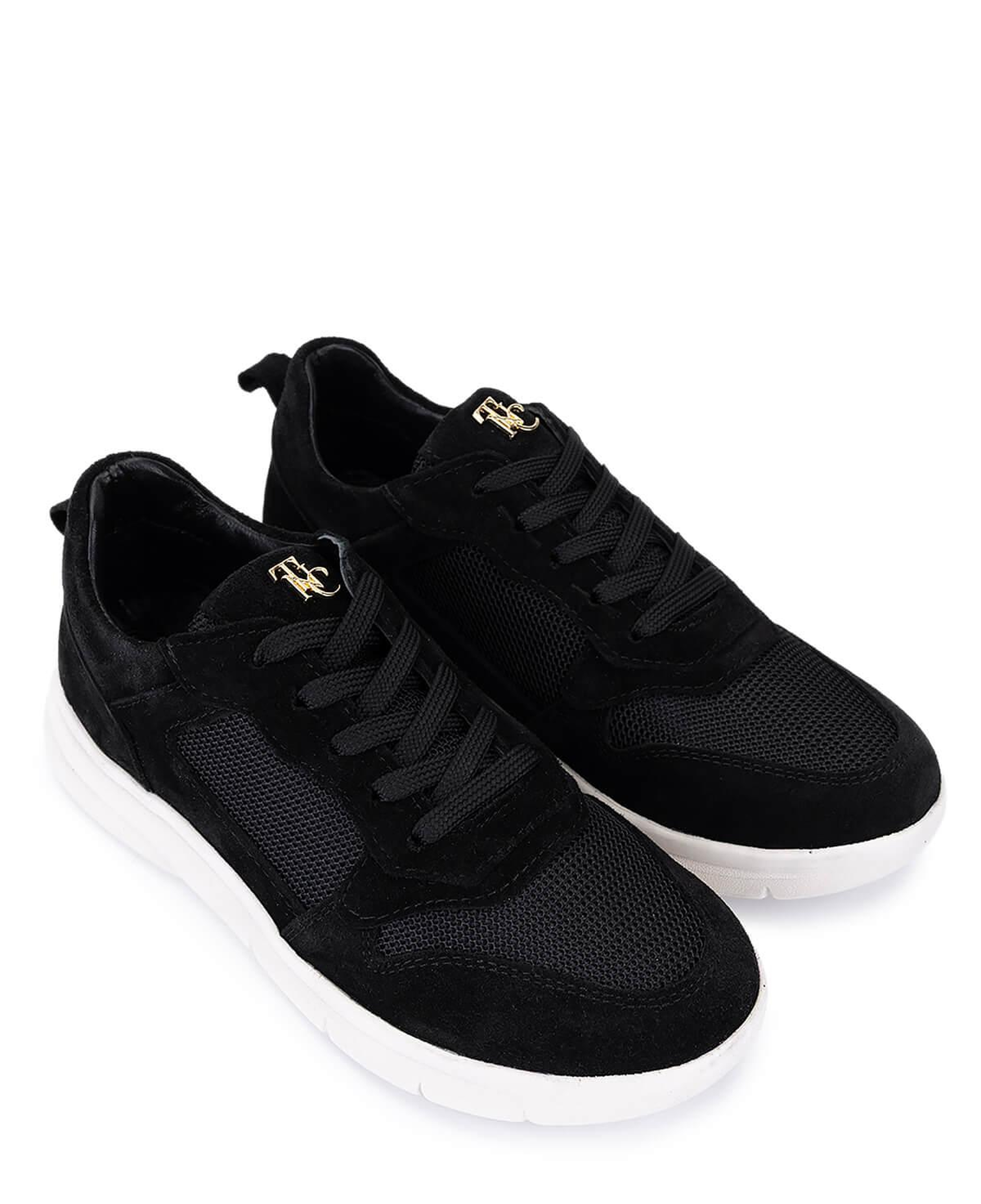 Tamer Tanca Kadın Hakiki Deri Siyah Sneakers & Spor Ayakkabı