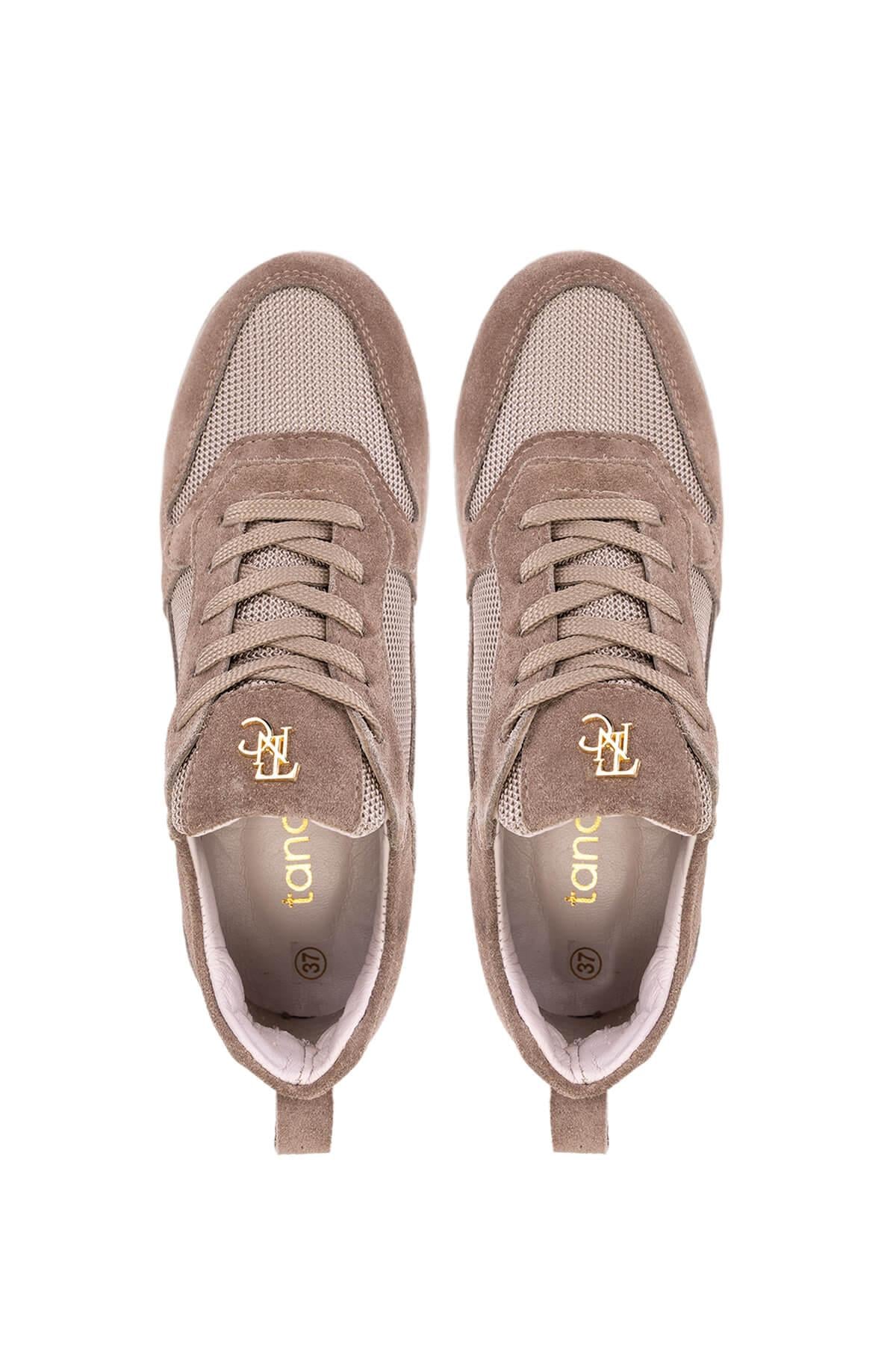 Tamer Tanca Kadın Hakiki Deri Vizon Sneakers & Spor Ayakkabı